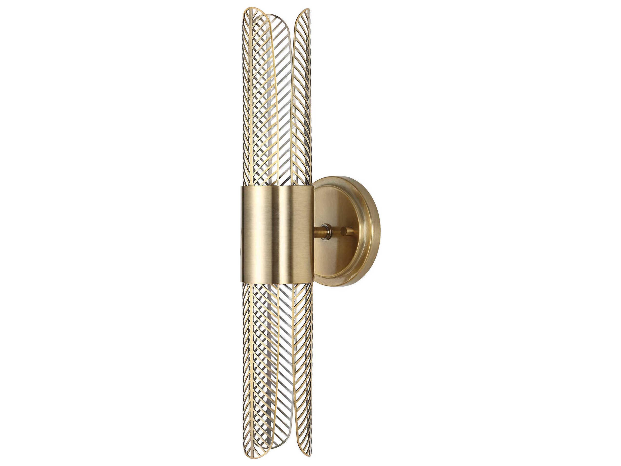 Uttermost Cret Oxidized Brass Wall Sconce