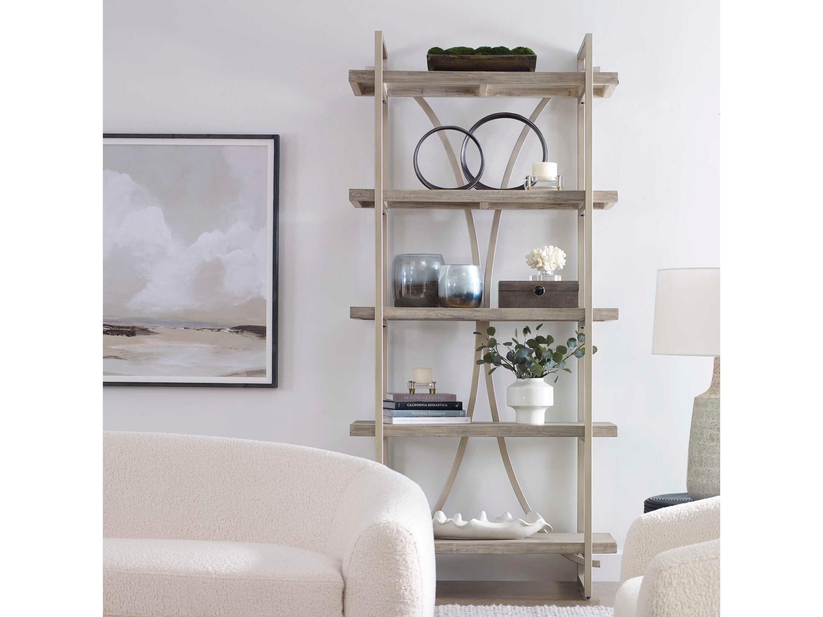 Uttermost Sway Silver Leaf Etagere