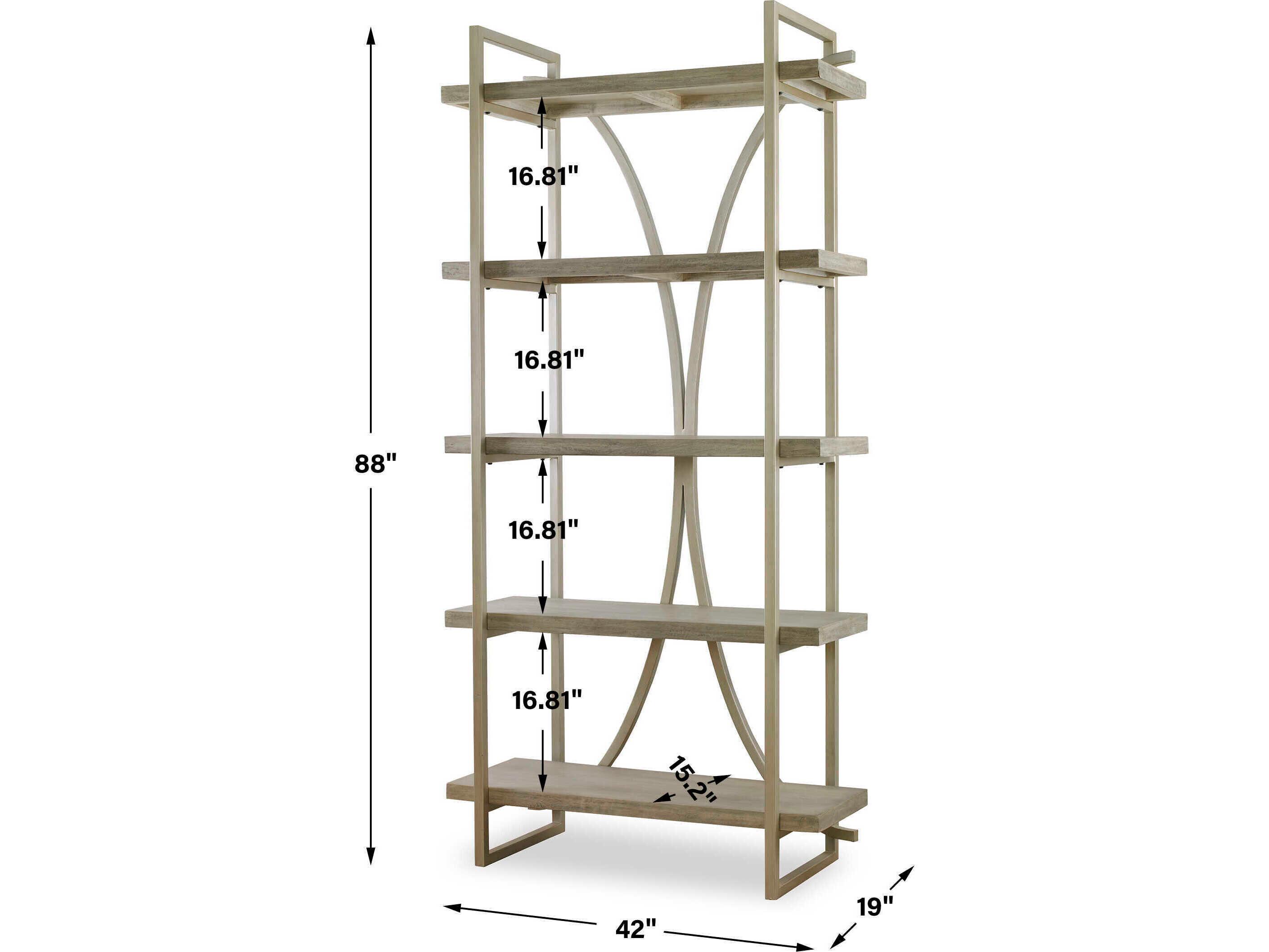 Uttermost Sway Silver Leaf Etagere