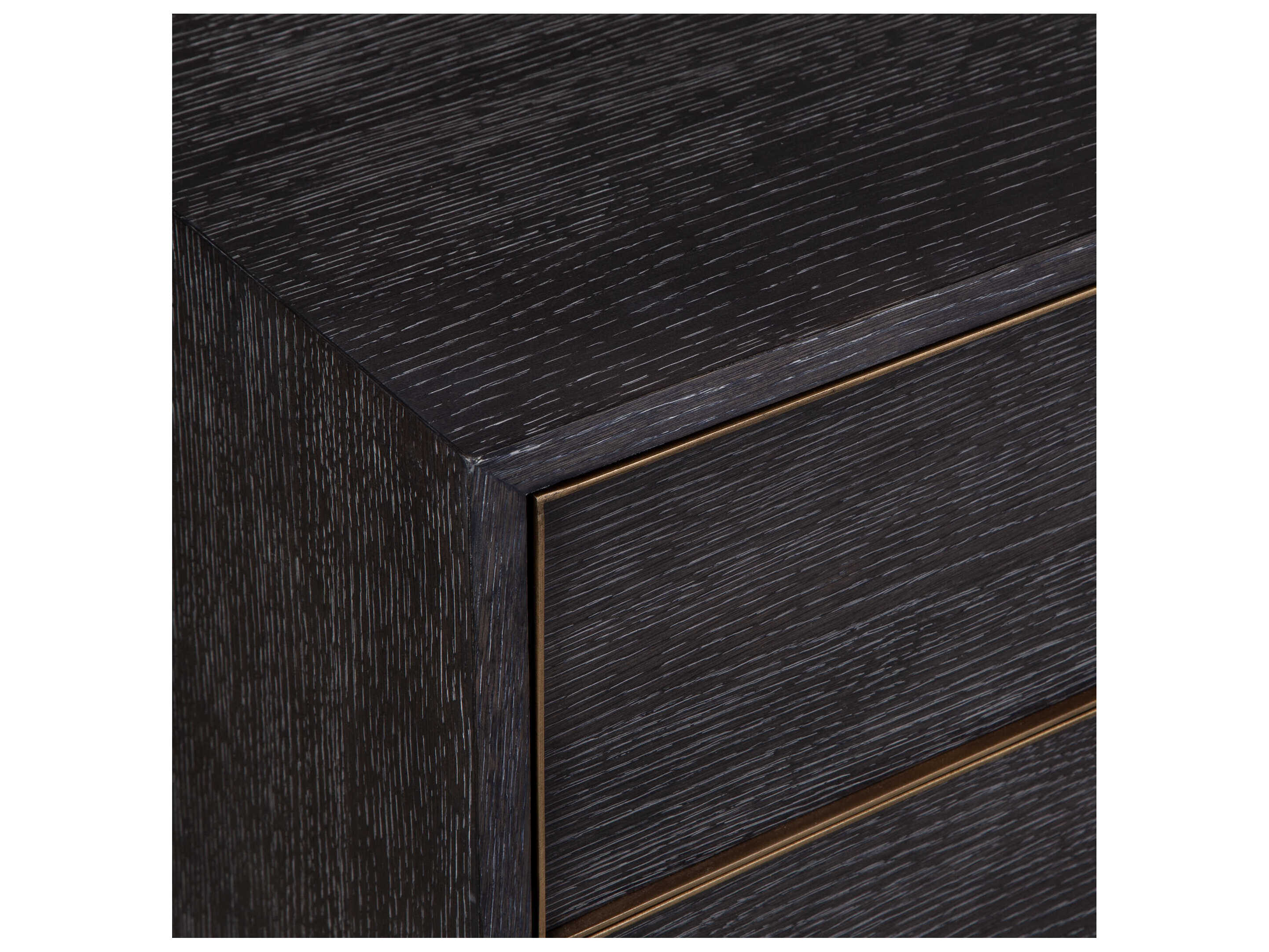 Uttermost Besos Dark Walnut Brown Oak Wood Accent Chest