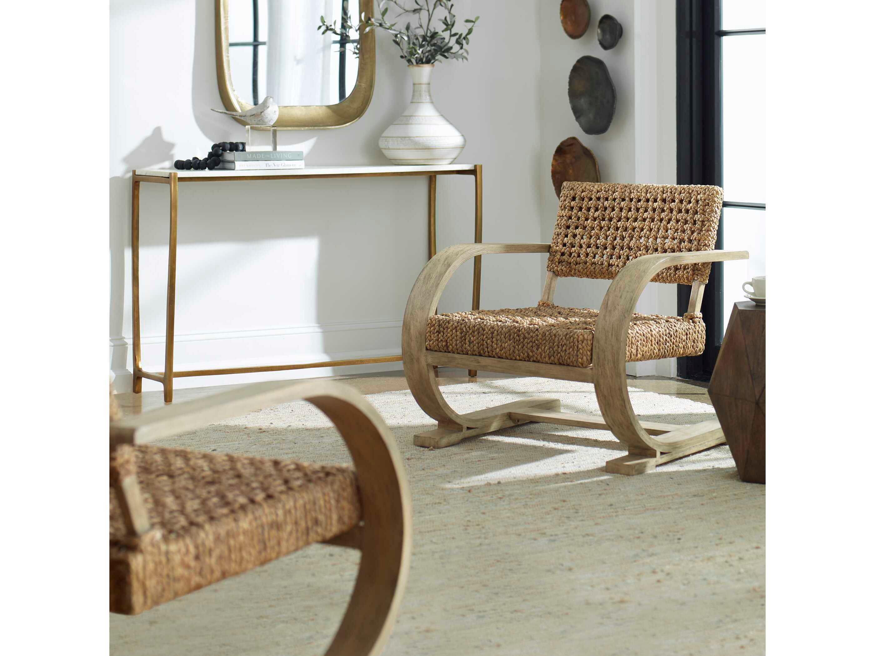 Uttermost Rehema Brown Accent Chair