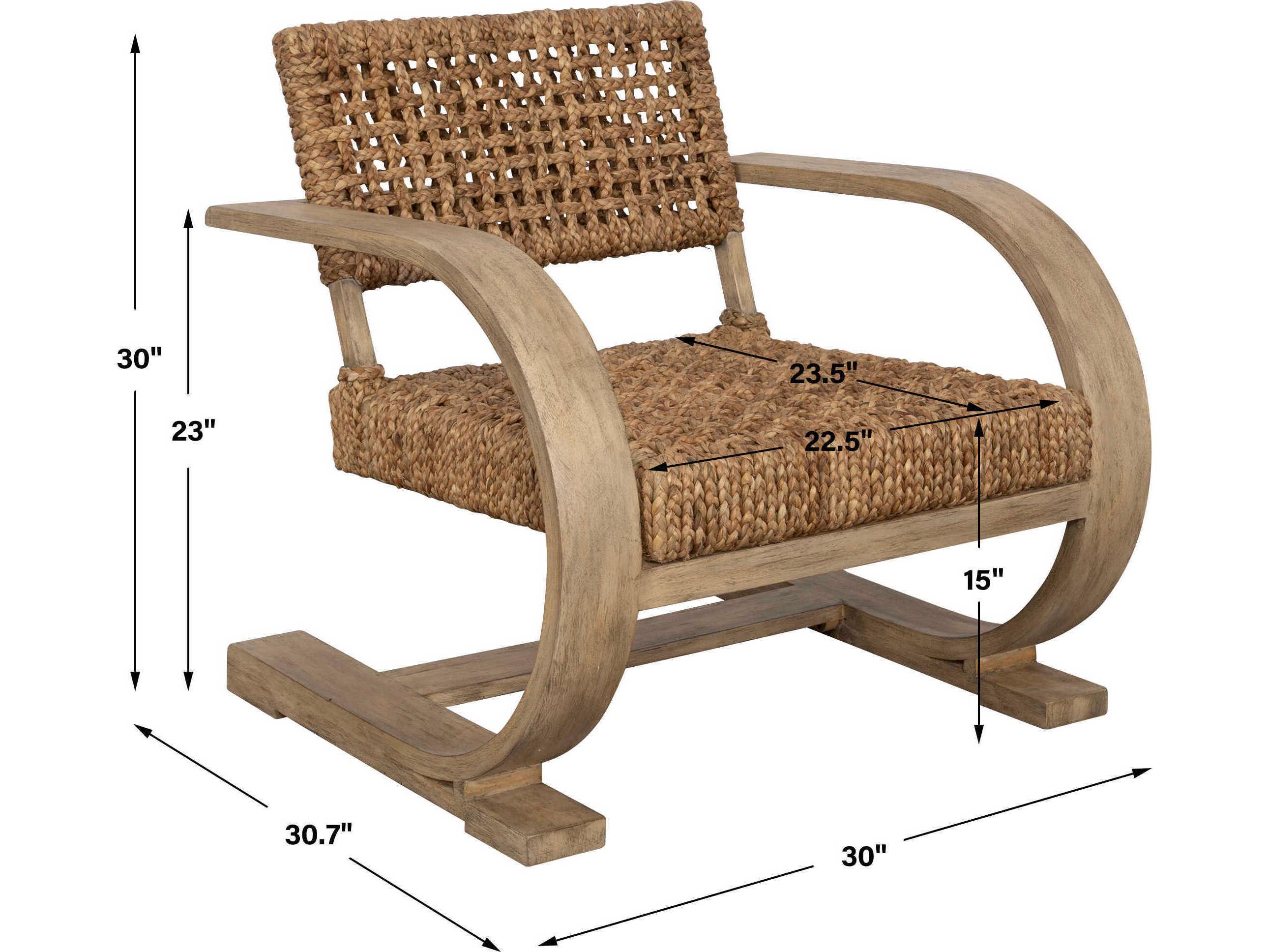 Uttermost Rehema Brown Accent Chair