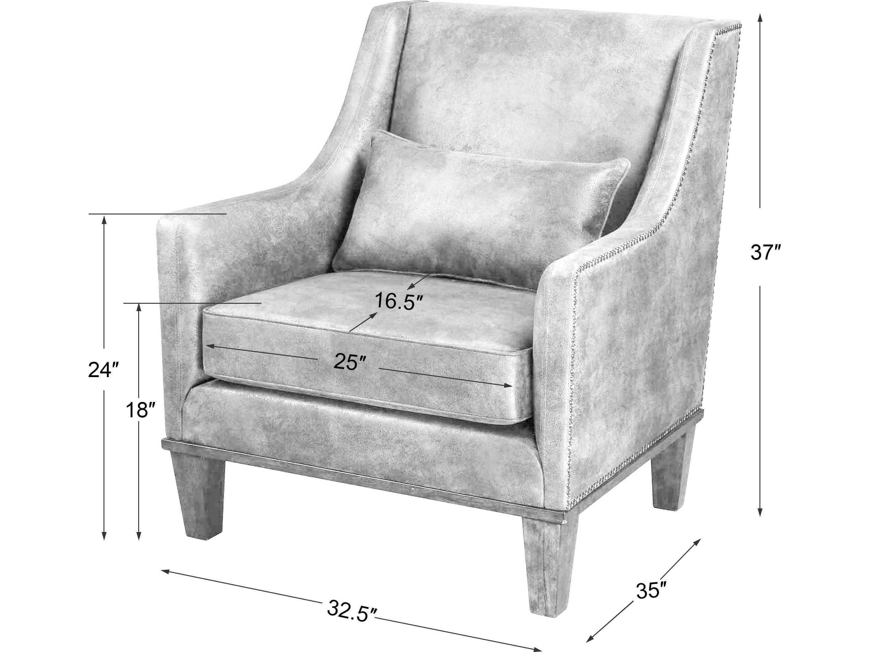 Uttermost Clay Brown Leather Accent Chair