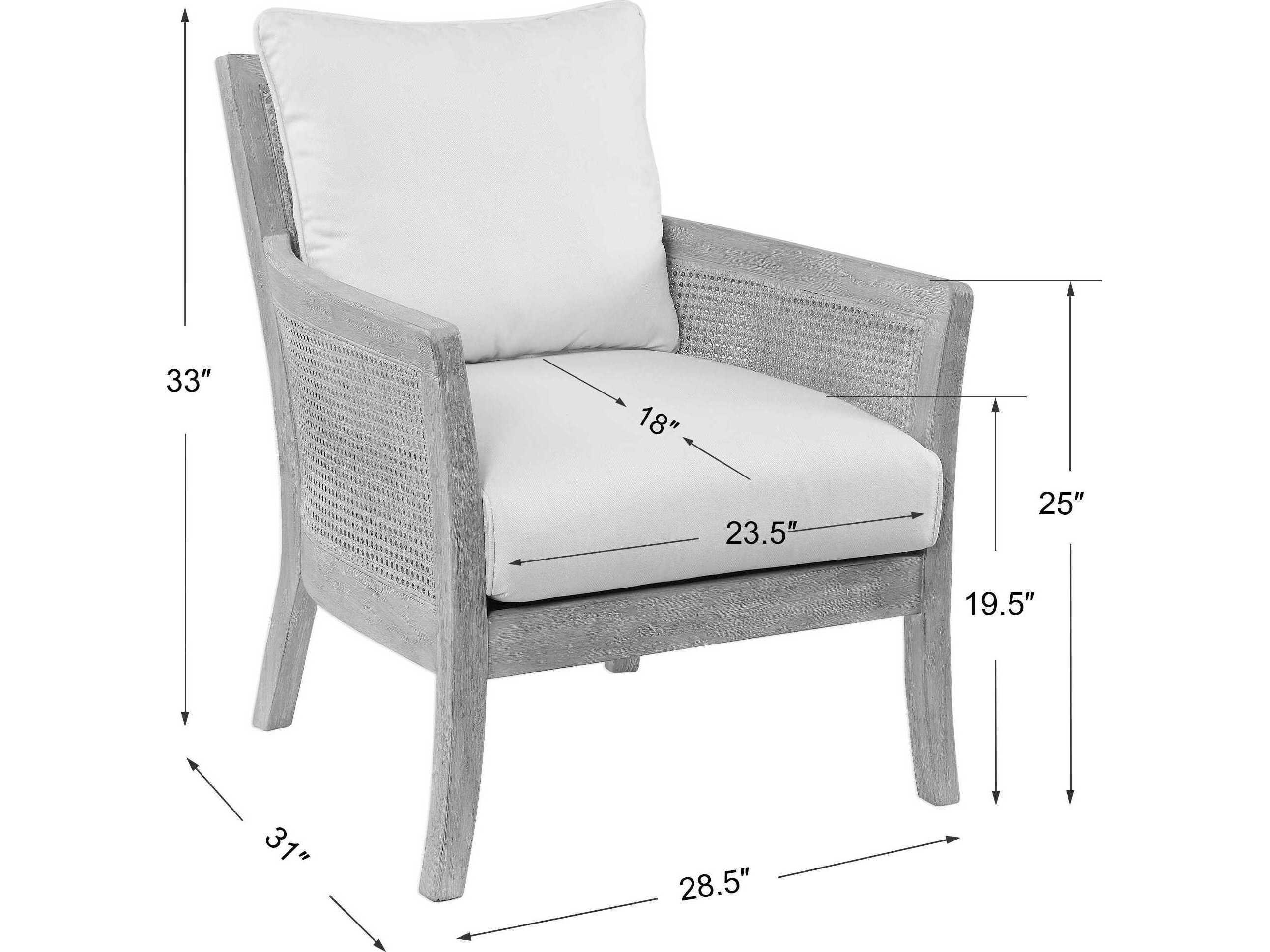 Uttermost Encore Brown Fabric Accent Chair