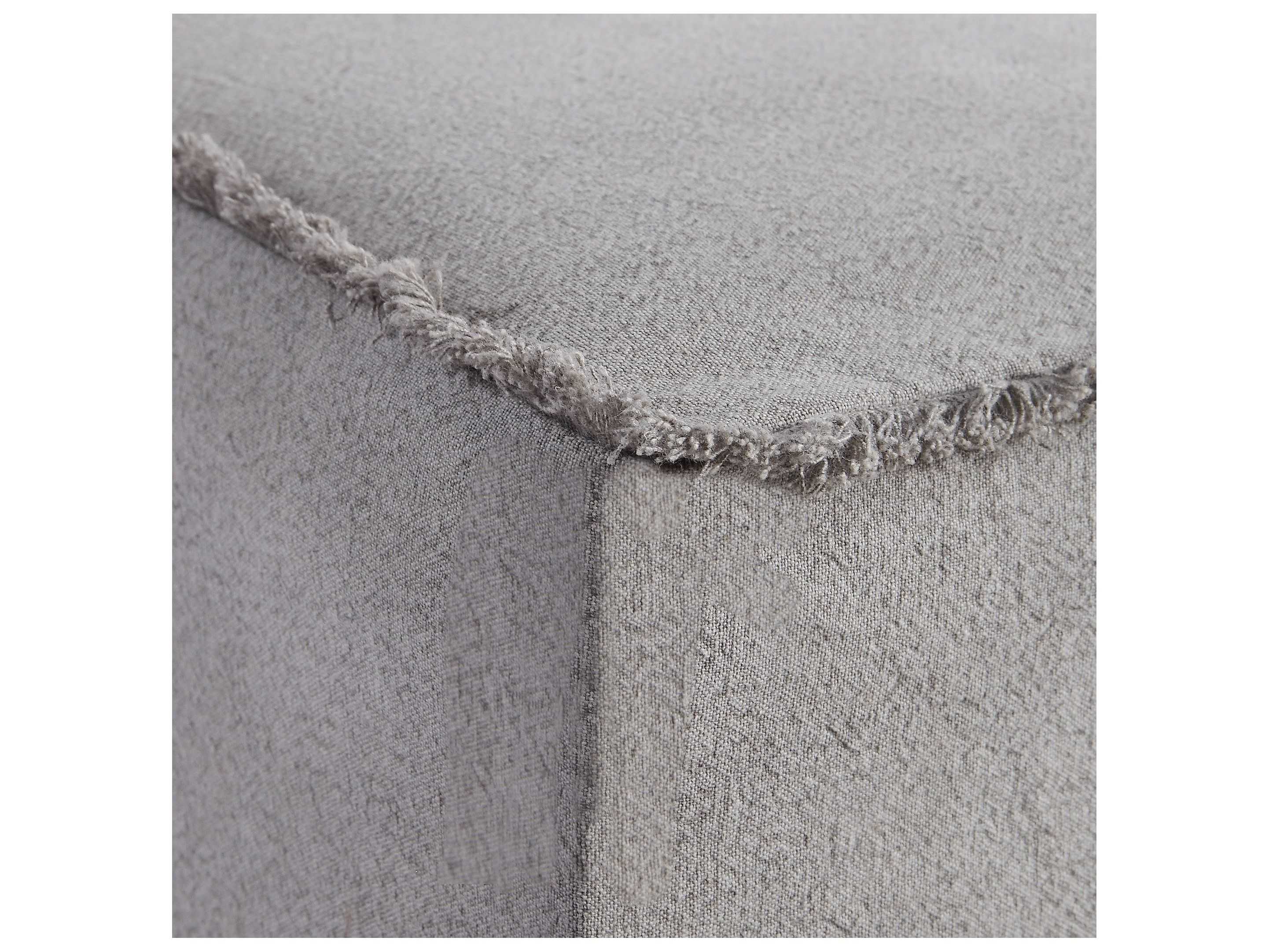 Uttermost Narissa Poplar Wood Gray Upholstered Side Dining Chair Set of 2