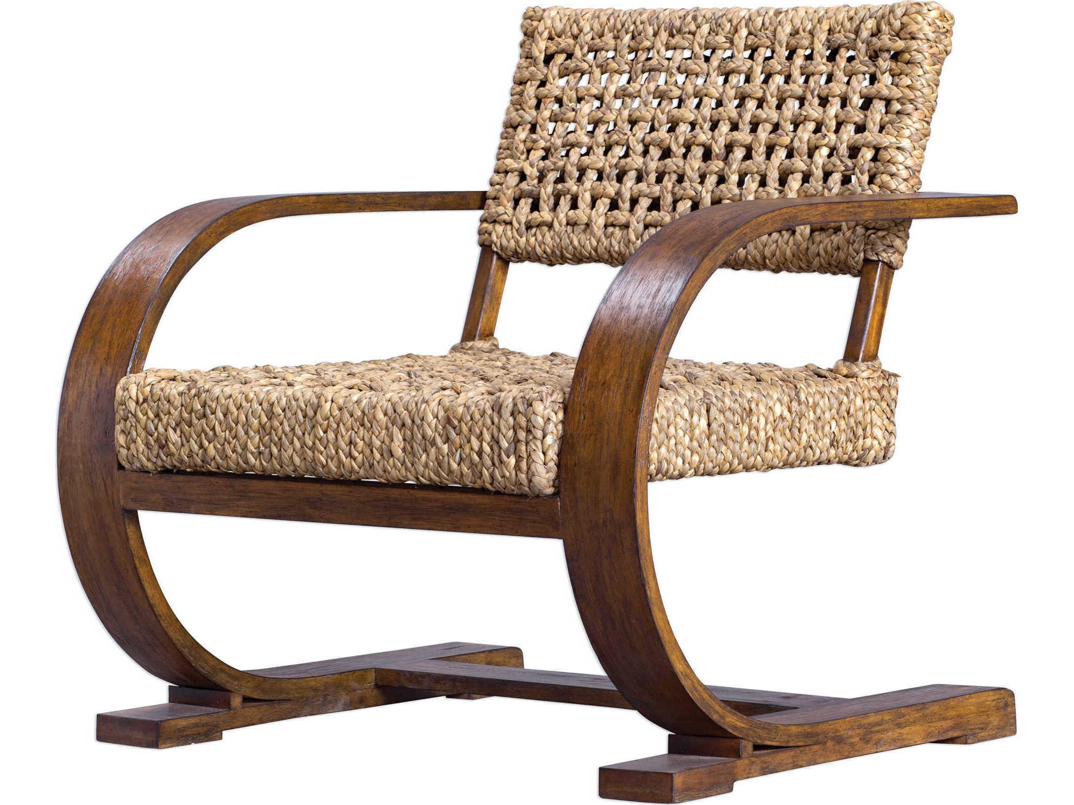 Uttermost Rehema Brown Accent Chair