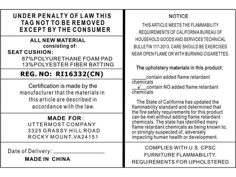 Uttermost Island Natural Light Beige Brown Upholstered Accent Stool