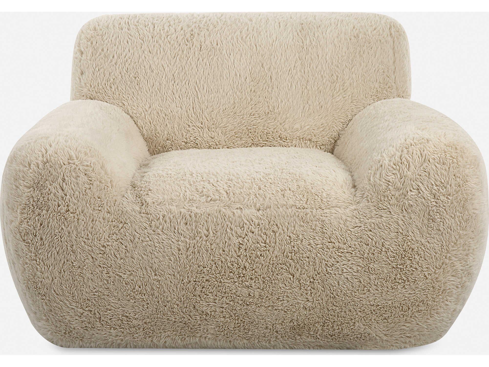 Uttermost Abide Beige Fabric Accent Chair