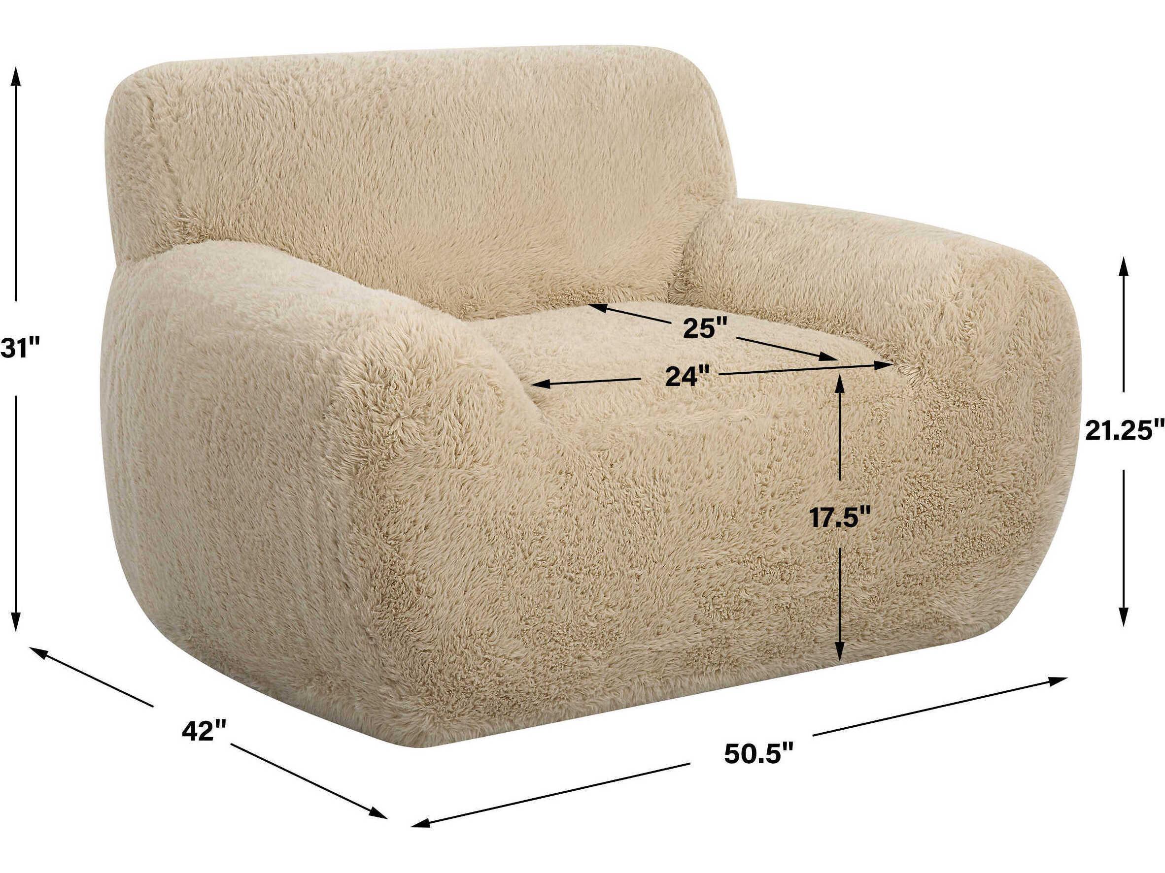 Uttermost Abide Beige Fabric Accent Chair