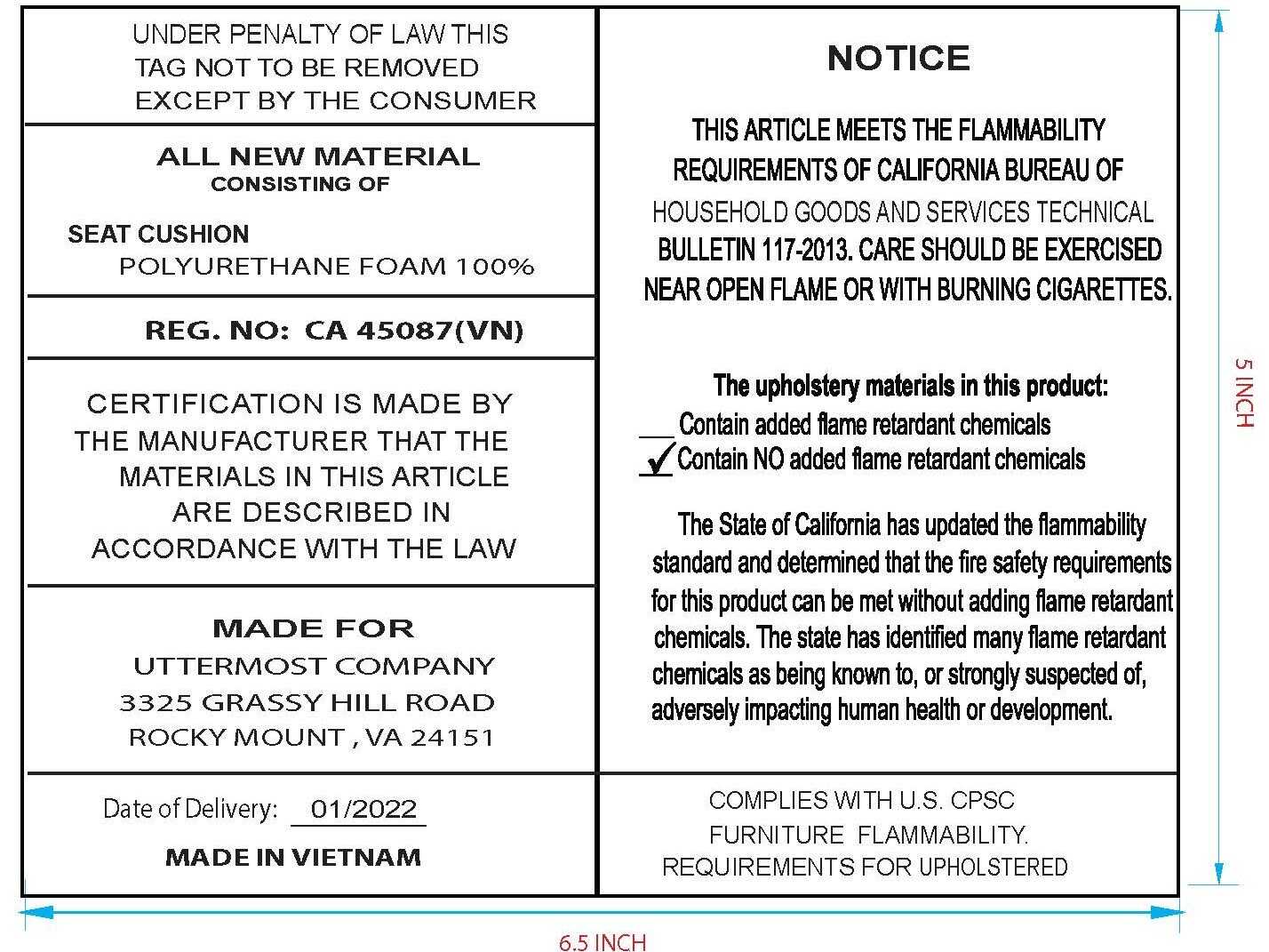 Uttermost Bramwell Ply Wood Gray Upholstered Side Dining Chair