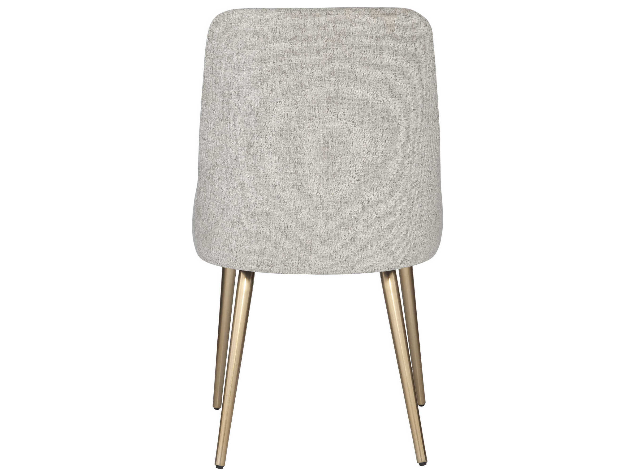 Uttermost Bramwell Ply Wood Gray Upholstered Side Dining Chair