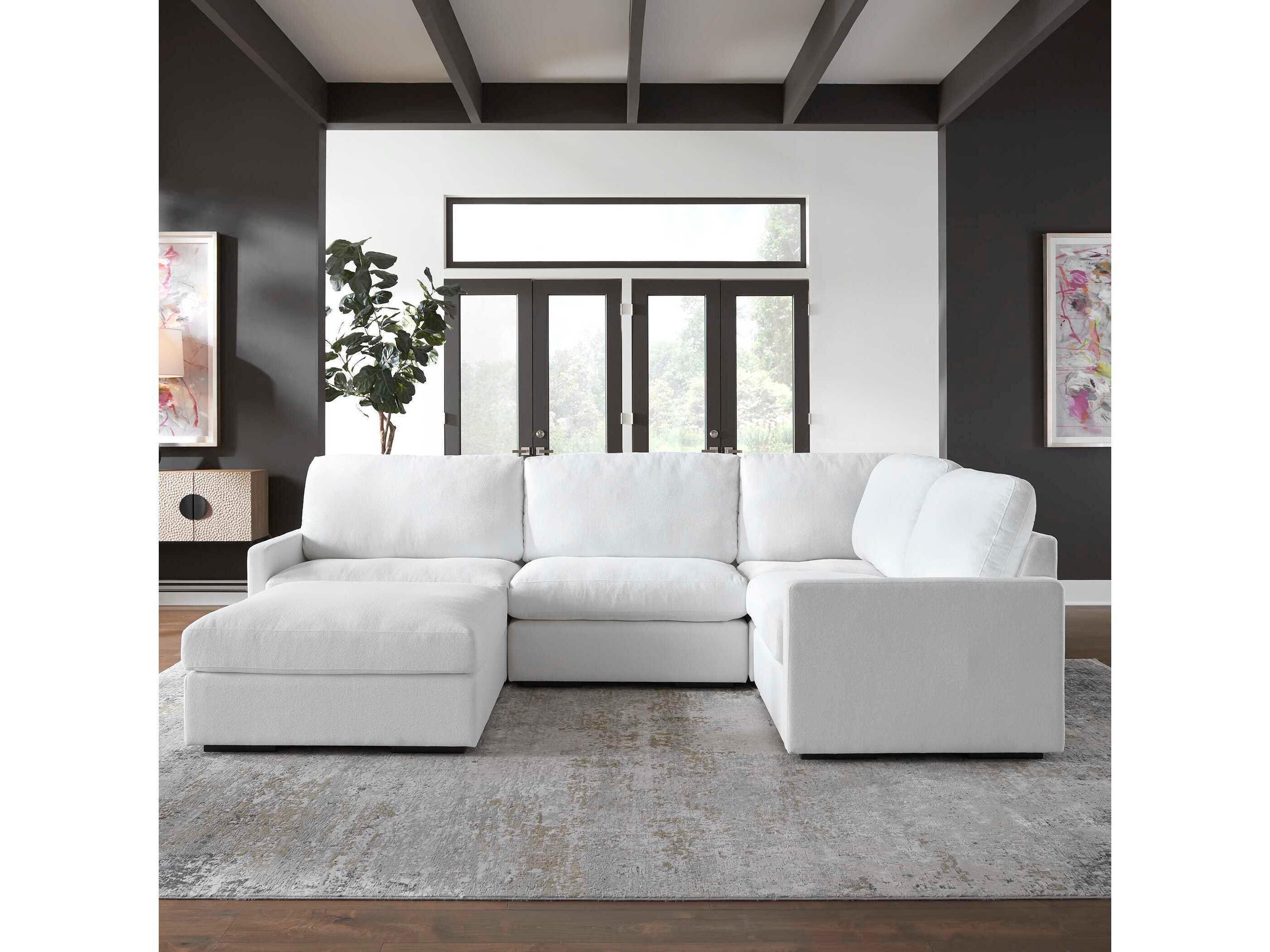 Uttermost Refuge Arctic White Upholstered Modular