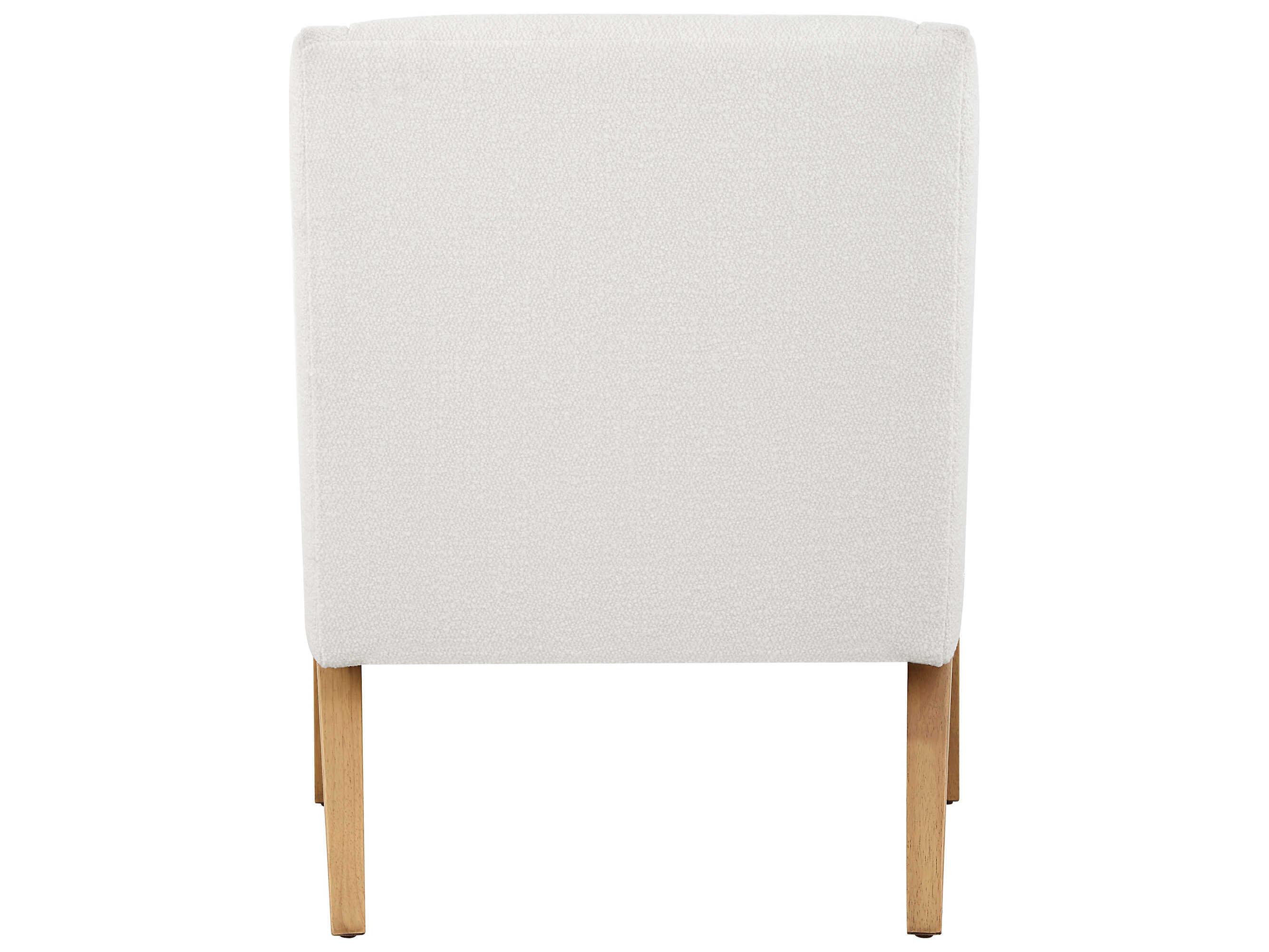 Uttermost Evolve White Accent Chair