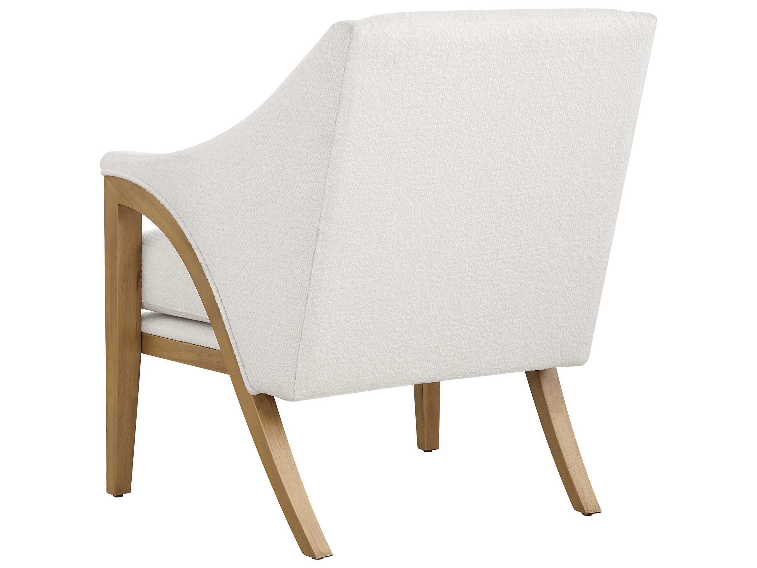 Uttermost Evolve White Accent Chair