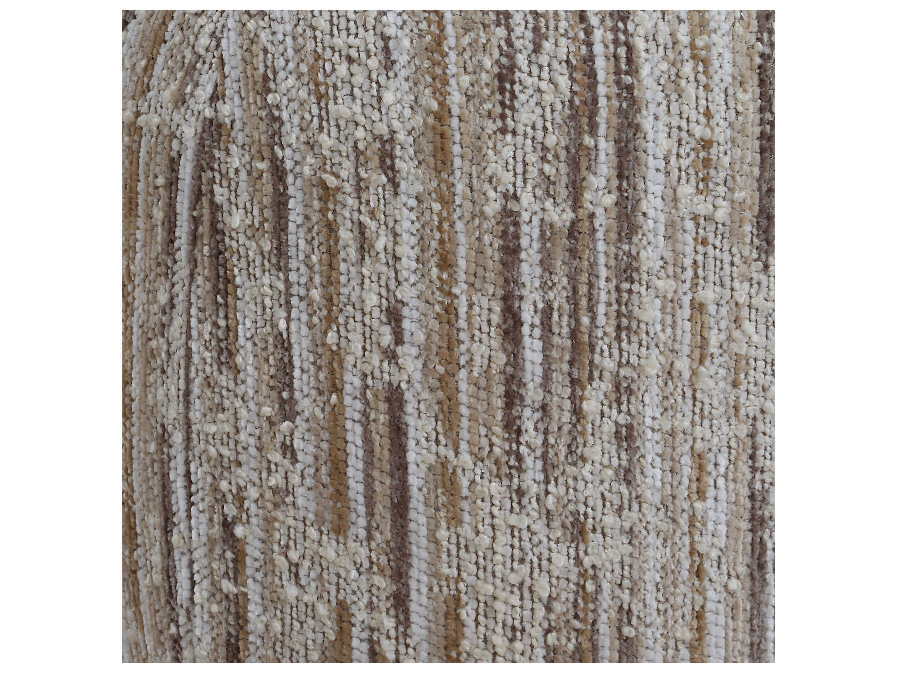 Uttermost Dialogue Ivory Tan Upholstered Ottoman