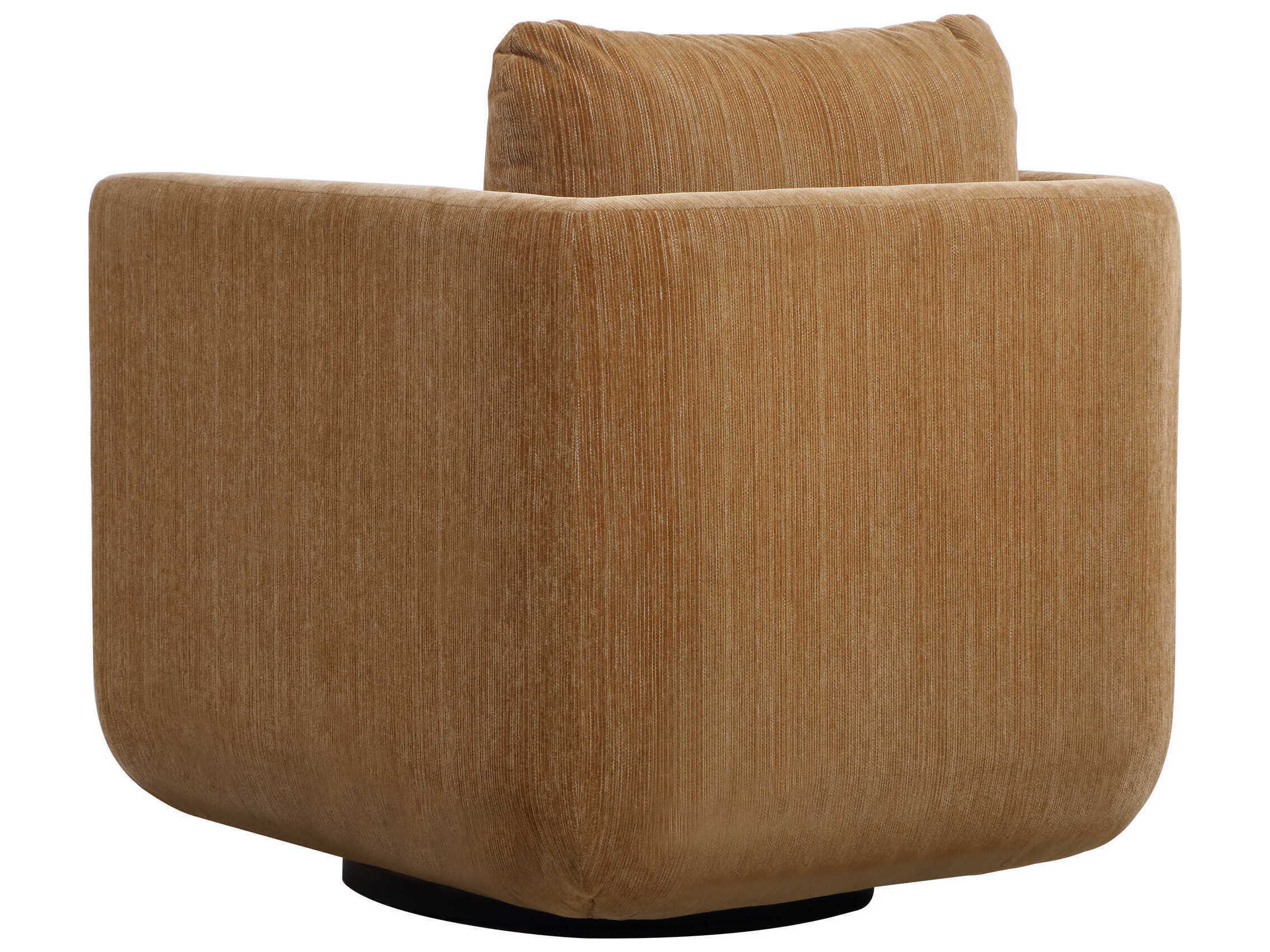 Uttermost Abound Swivel Brown Accent Chair