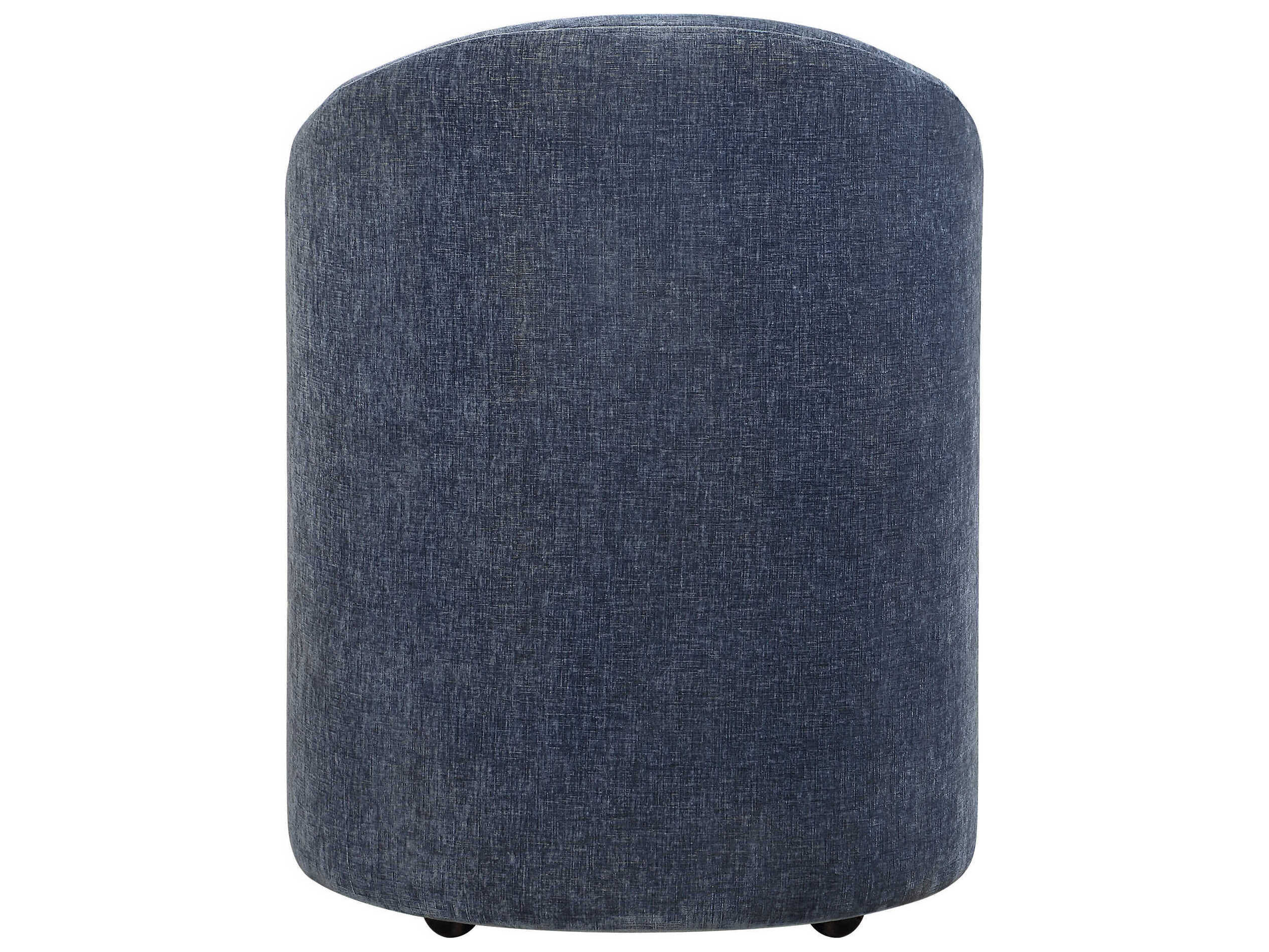 Uttermost Harbor Plywood Blue Upholstered Arm Dining Chair