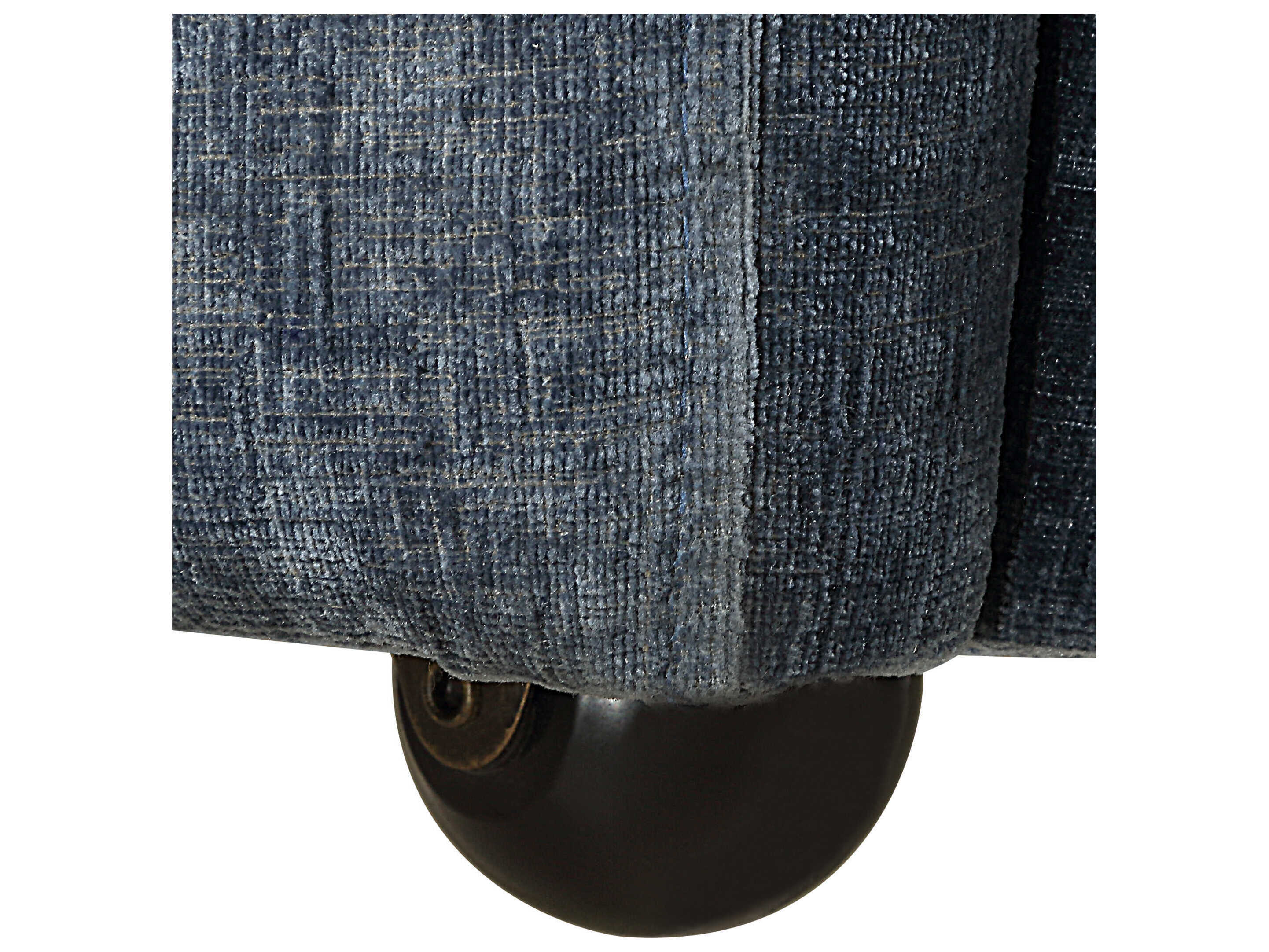 Uttermost Harbor Plywood Blue Upholstered Arm Dining Chair