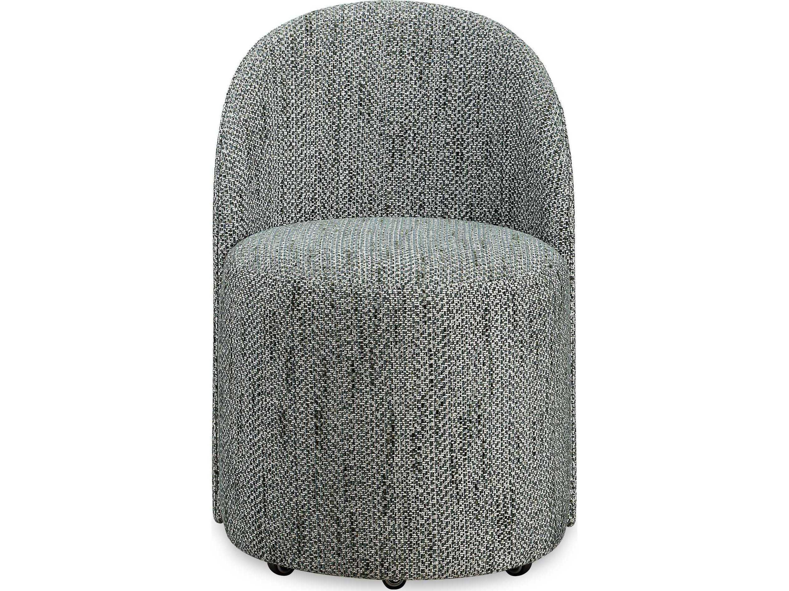 Uttermost Roll With It Plywood Green Upholstered Armless Dining Chair