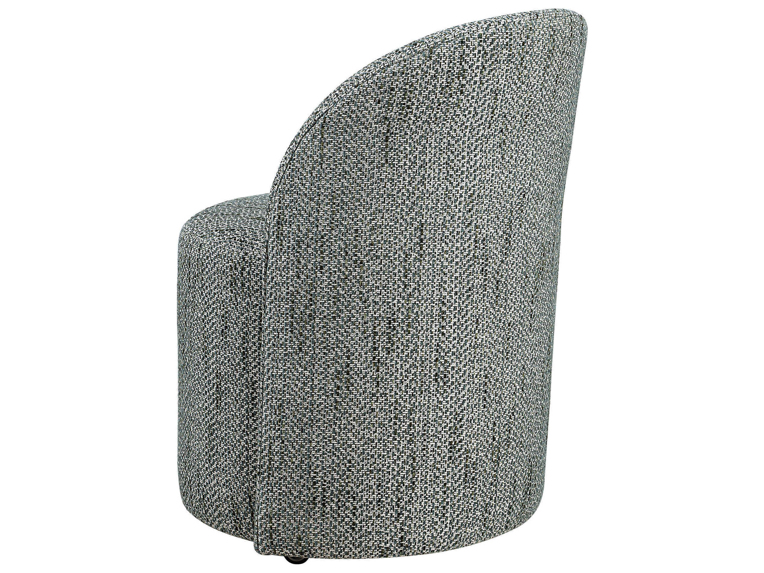 Uttermost Roll With It Plywood Green Upholstered Armless Dining Chair