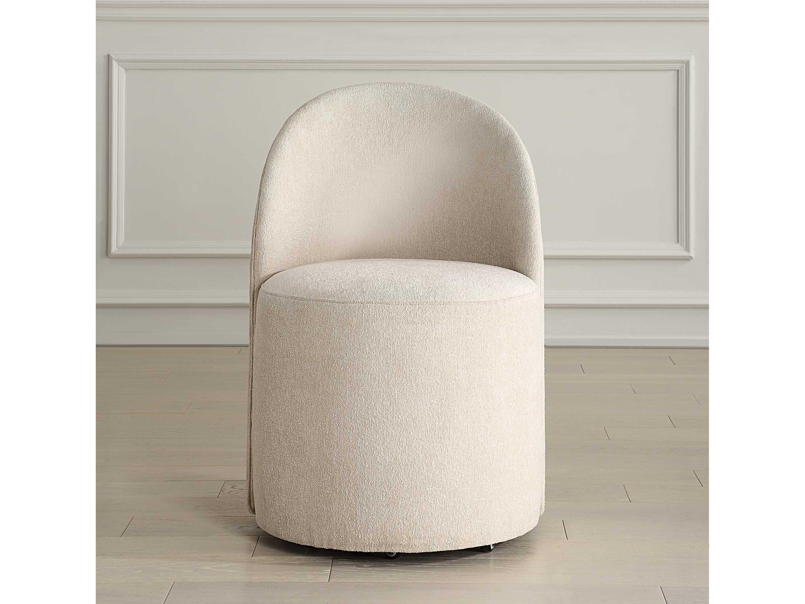 Uttermost Roll With It Plywood Beige Upholstered Armless Dining Chair