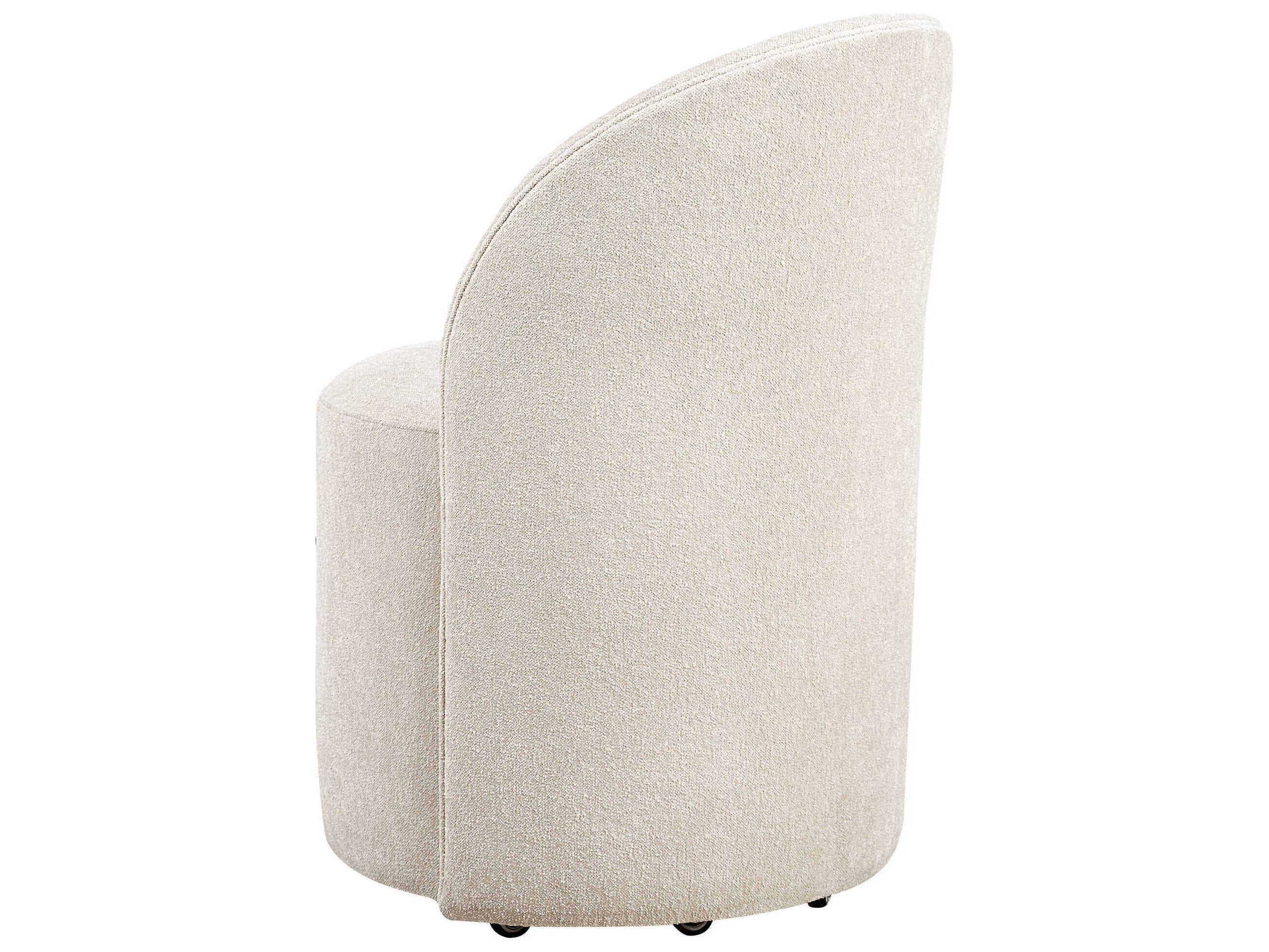 Uttermost Roll With It Plywood Beige Upholstered Armless Dining Chair