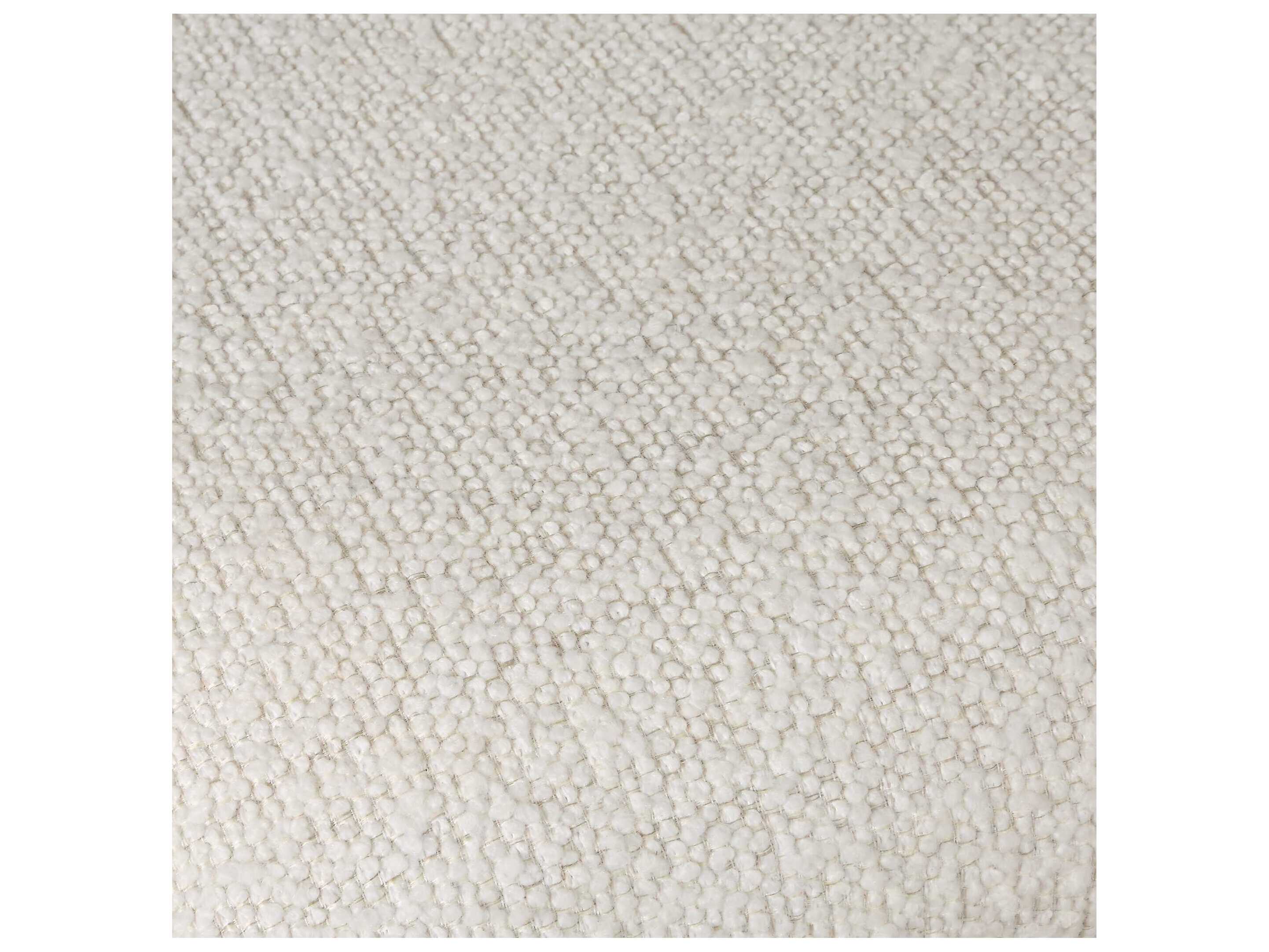 Uttermost Port Dark Walnut White Brown Upholstered Accent Stool