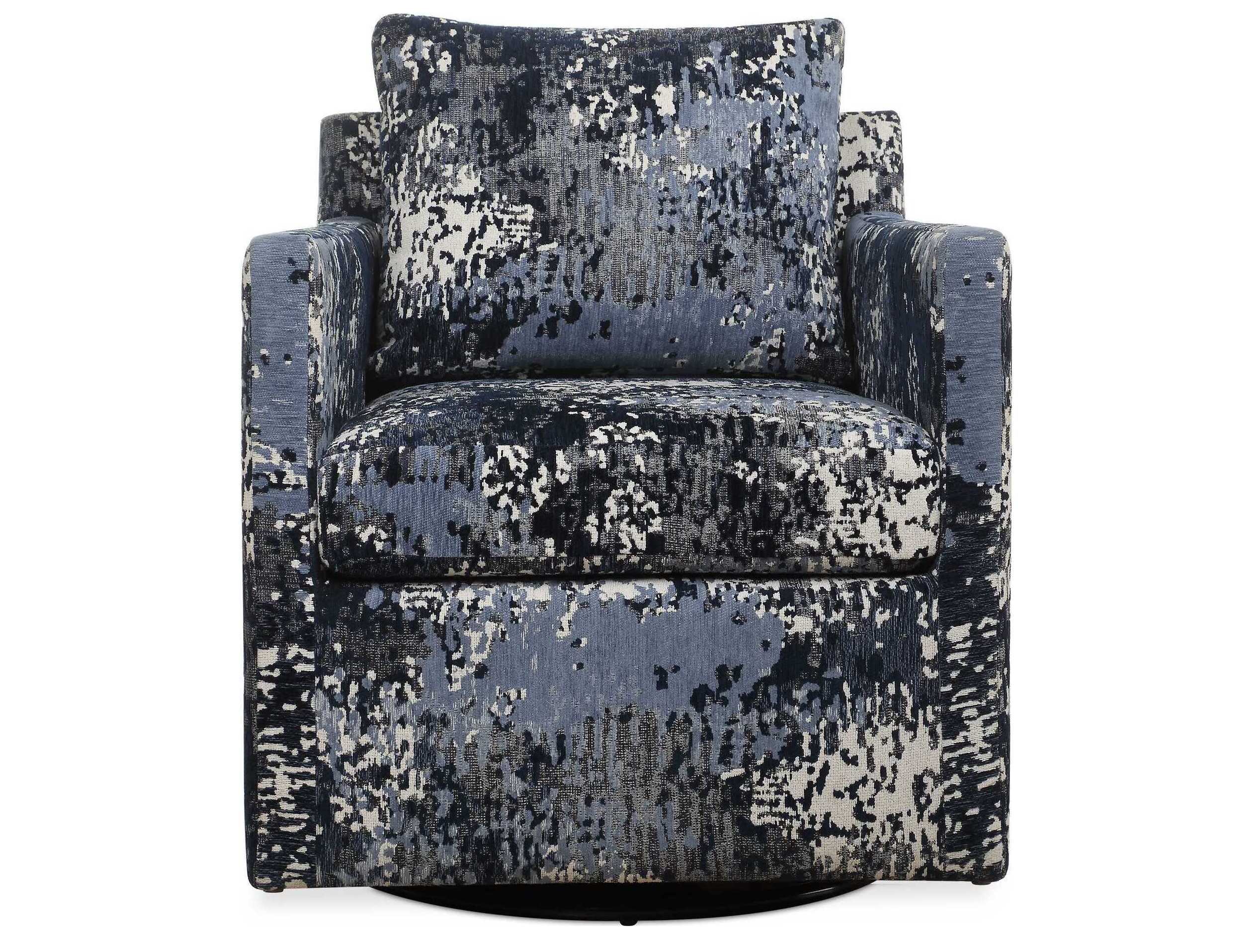 Uttermost Tisdell Glider Blue Accent Chair