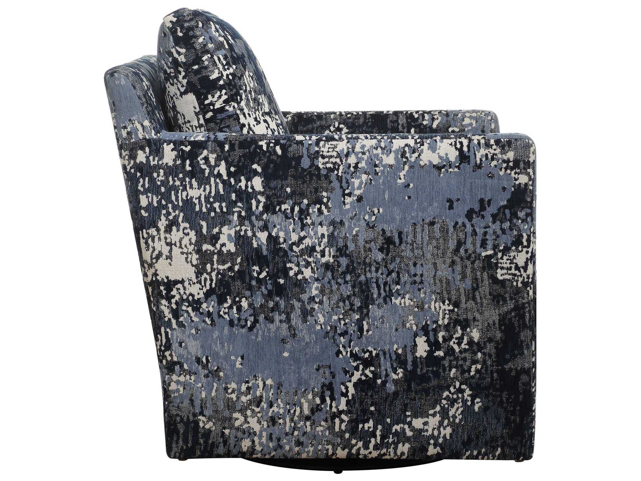Uttermost Tisdell Glider Blue Accent Chair