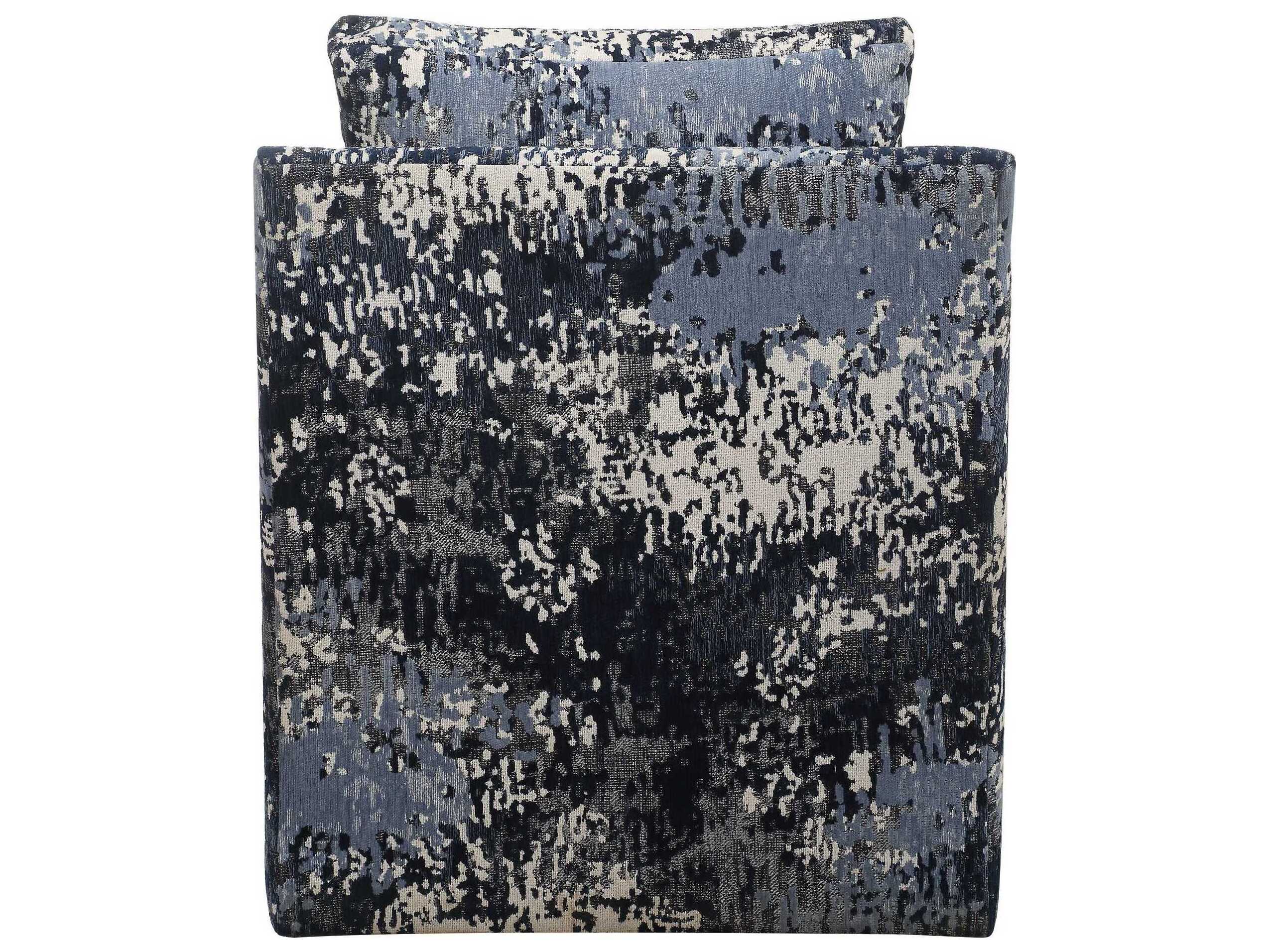 Uttermost Tisdell Glider Blue Accent Chair