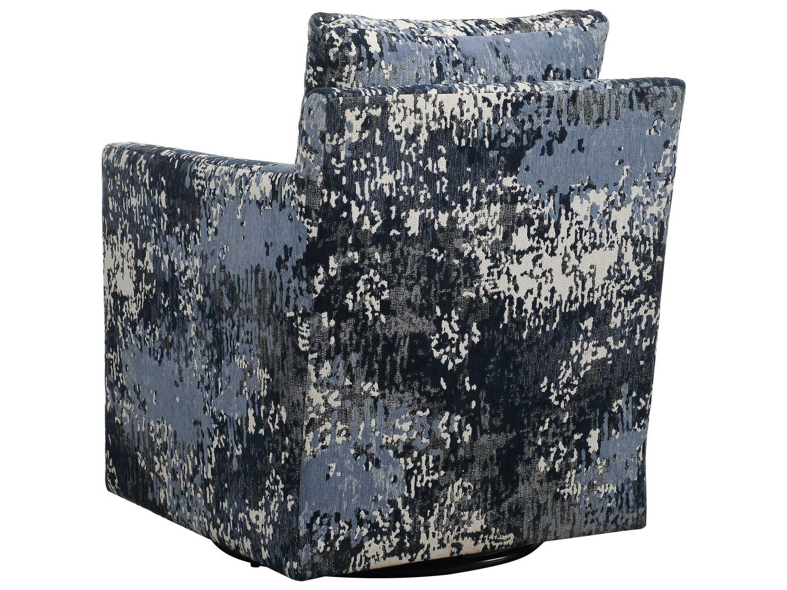 Uttermost Tisdell Glider Blue Accent Chair