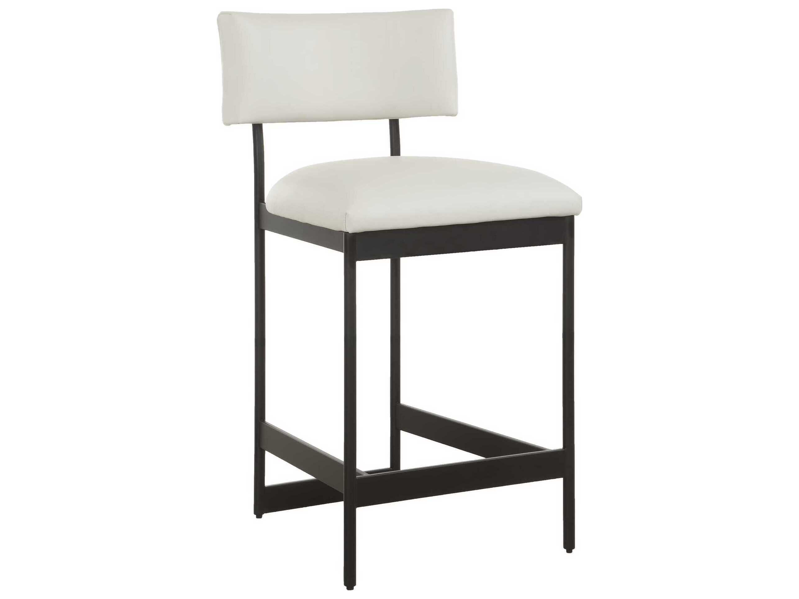 Uttermost Apsley Leather Plywood Counter Stool