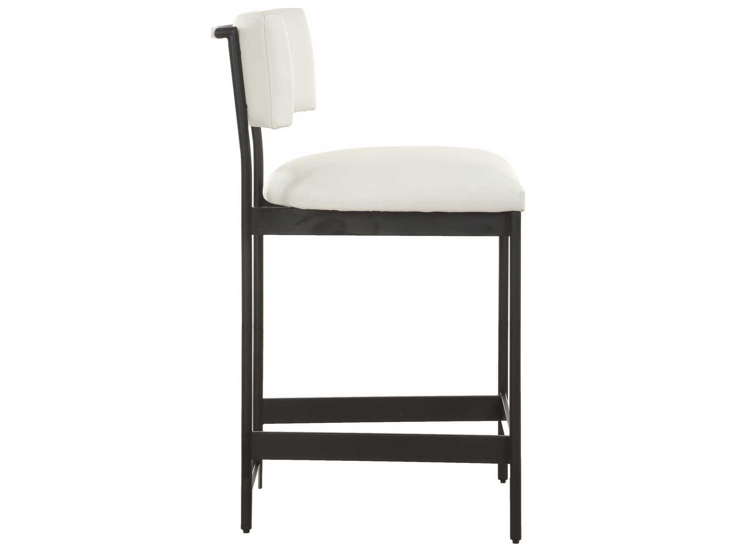 Uttermost Apsley Leather Plywood Counter Stool