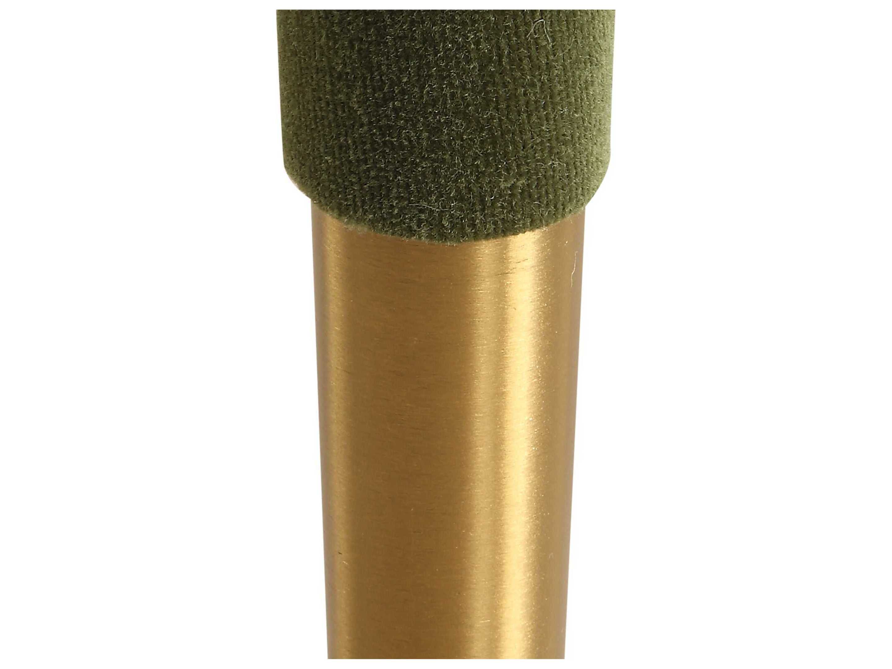 Uttermost Conifer Green Upholstered Arm Dining Chair