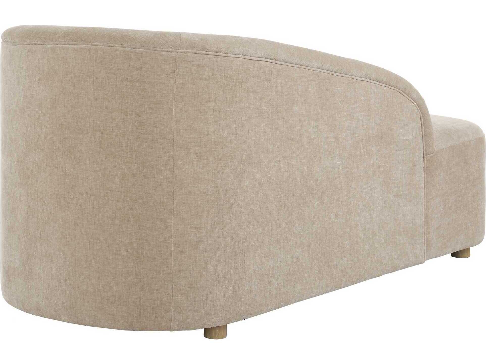 Uttermost Fae Brown Upholstered Chaise