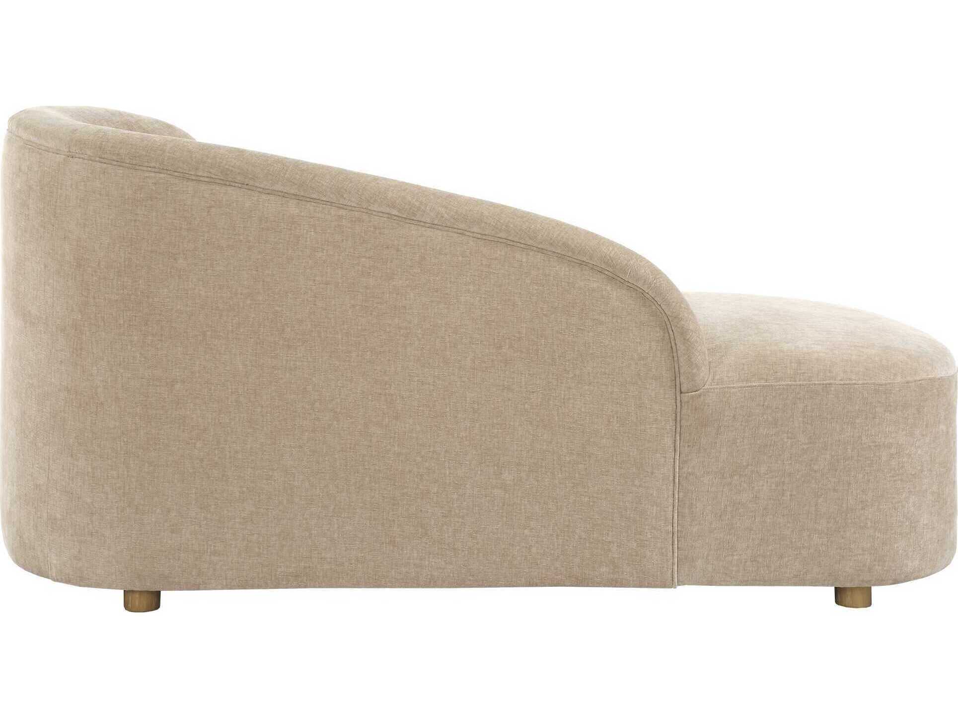 Uttermost Fae Brown Upholstered Chaise