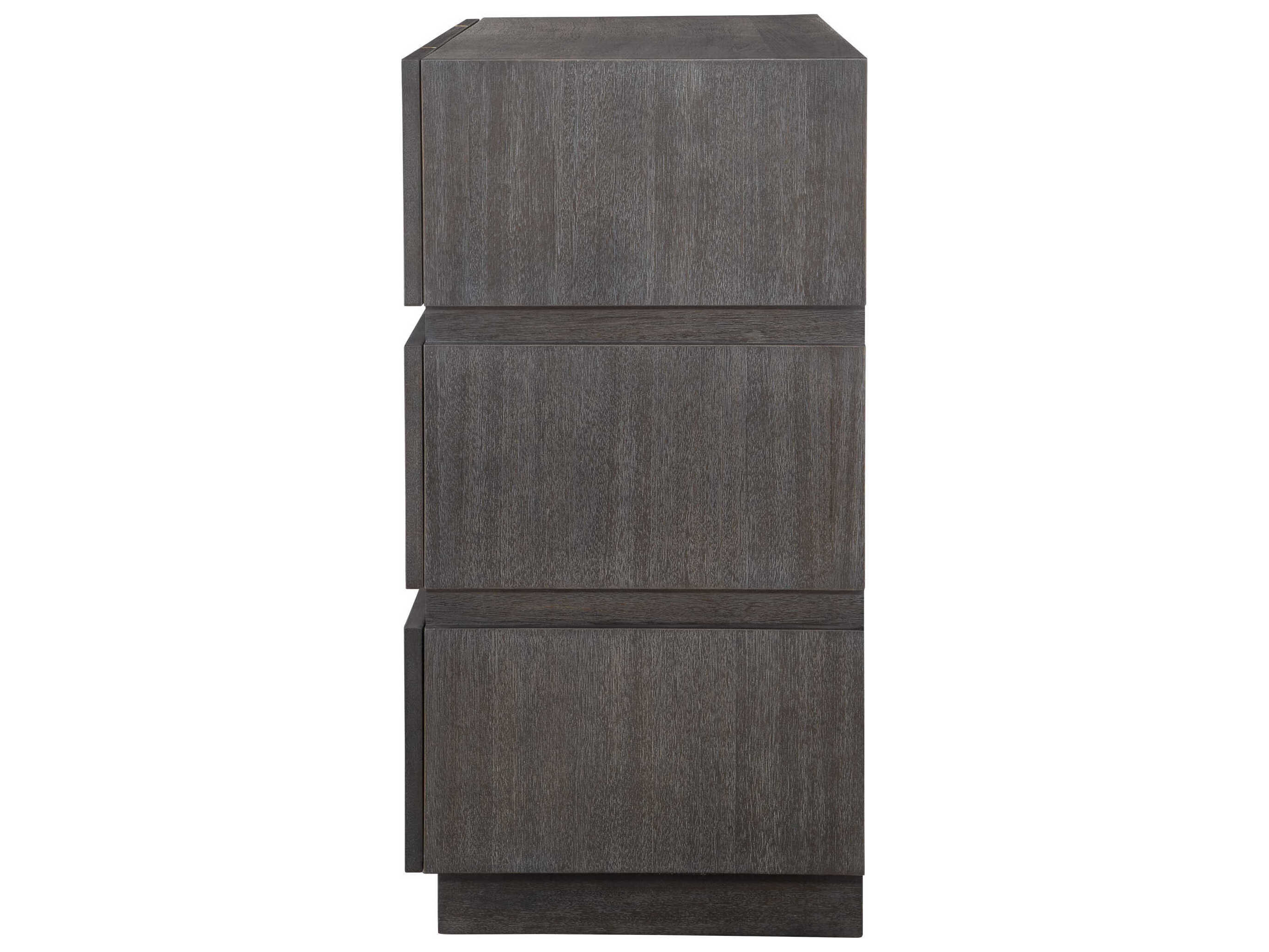 Uttermost Between The Lines Dark Walnut Gray Acacia Wood Accent Chest