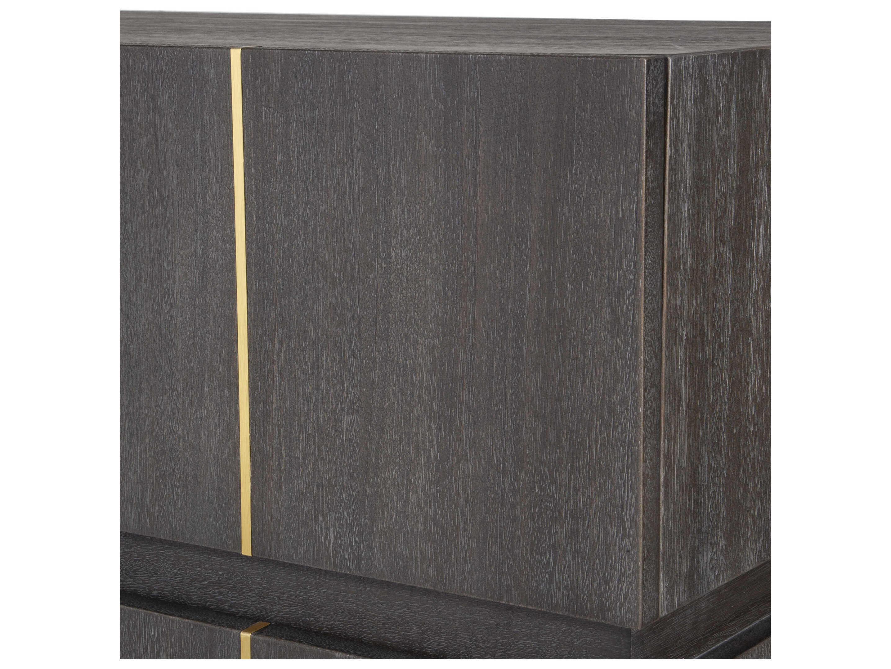 Uttermost Between The Lines Dark Walnut Gray Acacia Wood Accent Chest