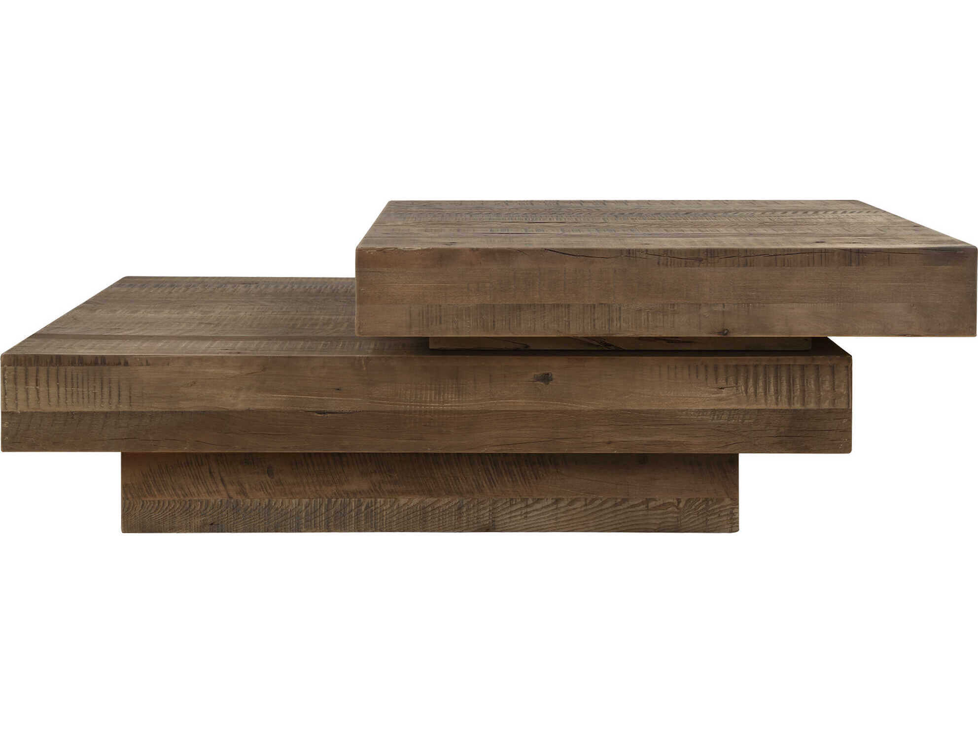 Uttermost Rustic Planes Rectangular Wood Natural Coffee Table