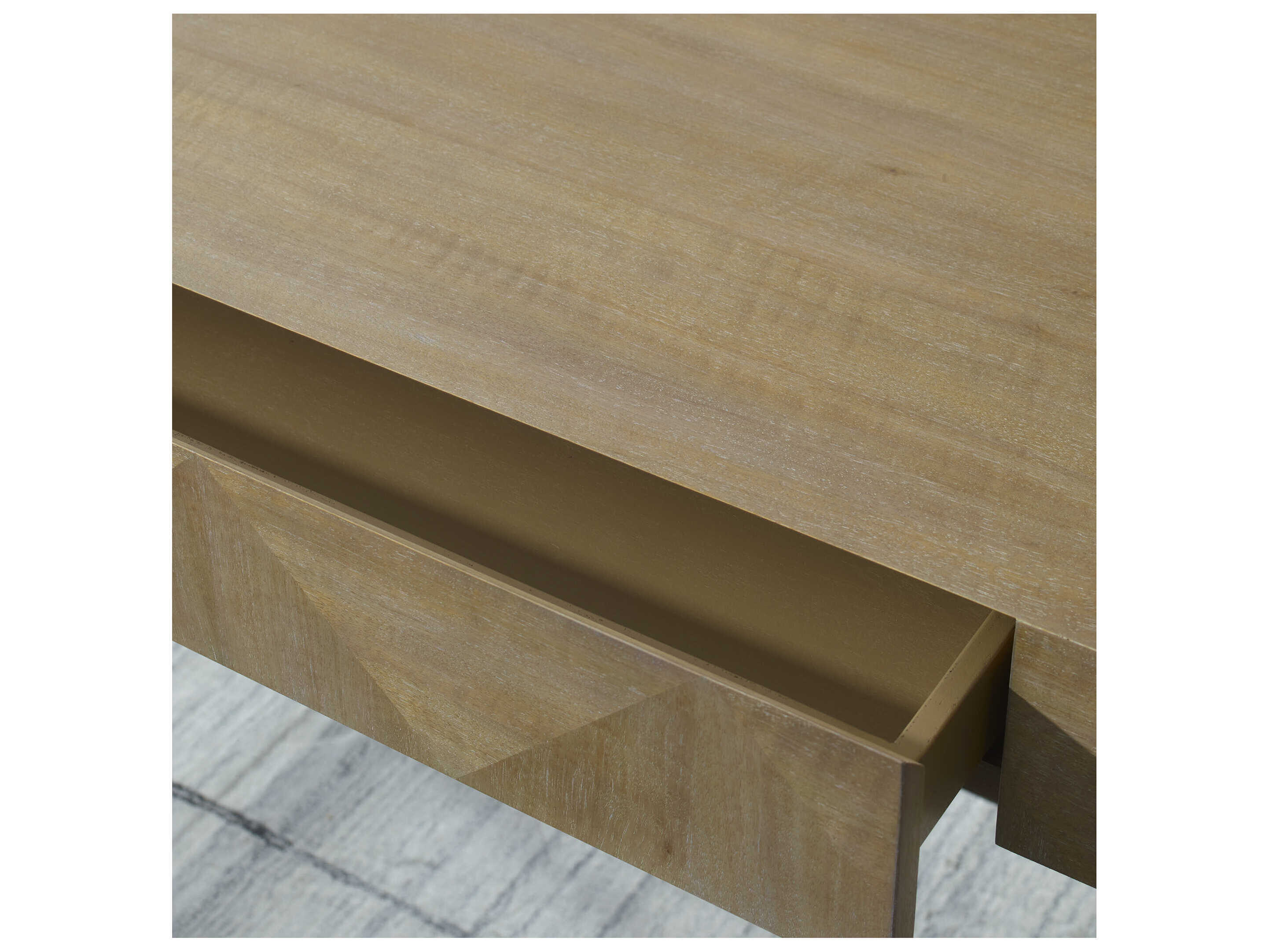 Uttermost Aristotle Natural Gold Computer Desk