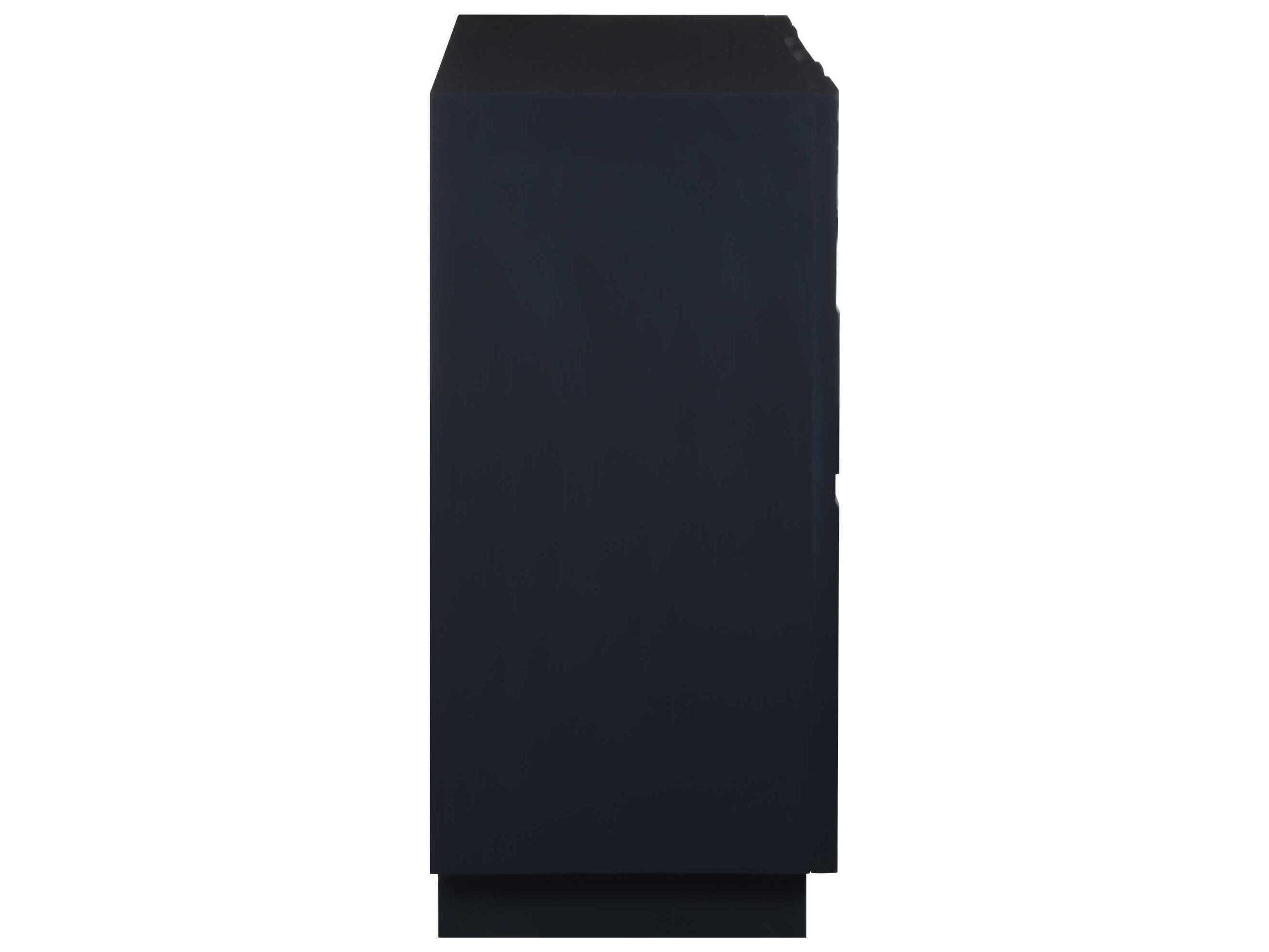 Uttermost Valeria Cobalt Blue Navy Pine Wood Accent Chest