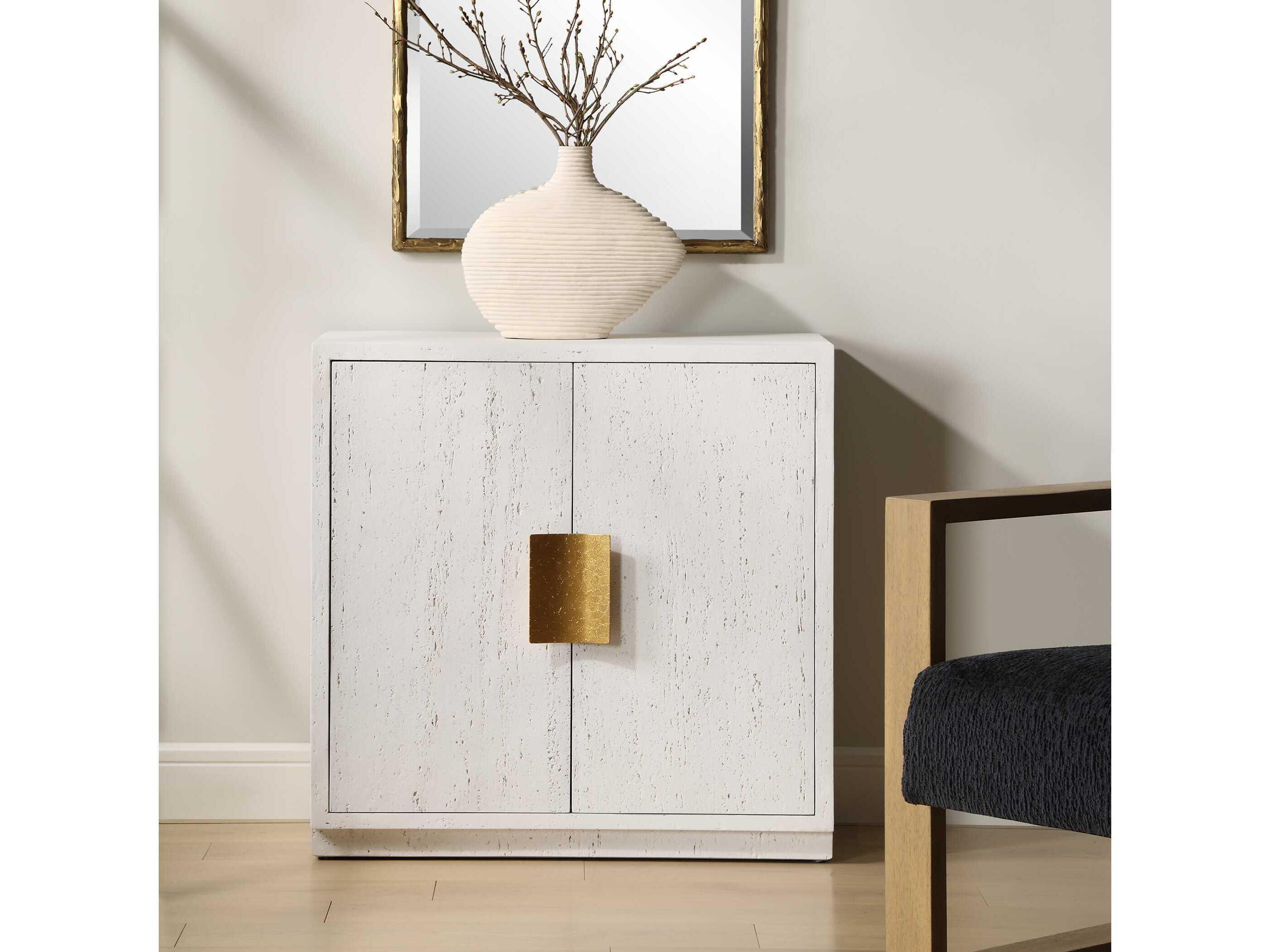 Uttermost Emma White Accent Chest
