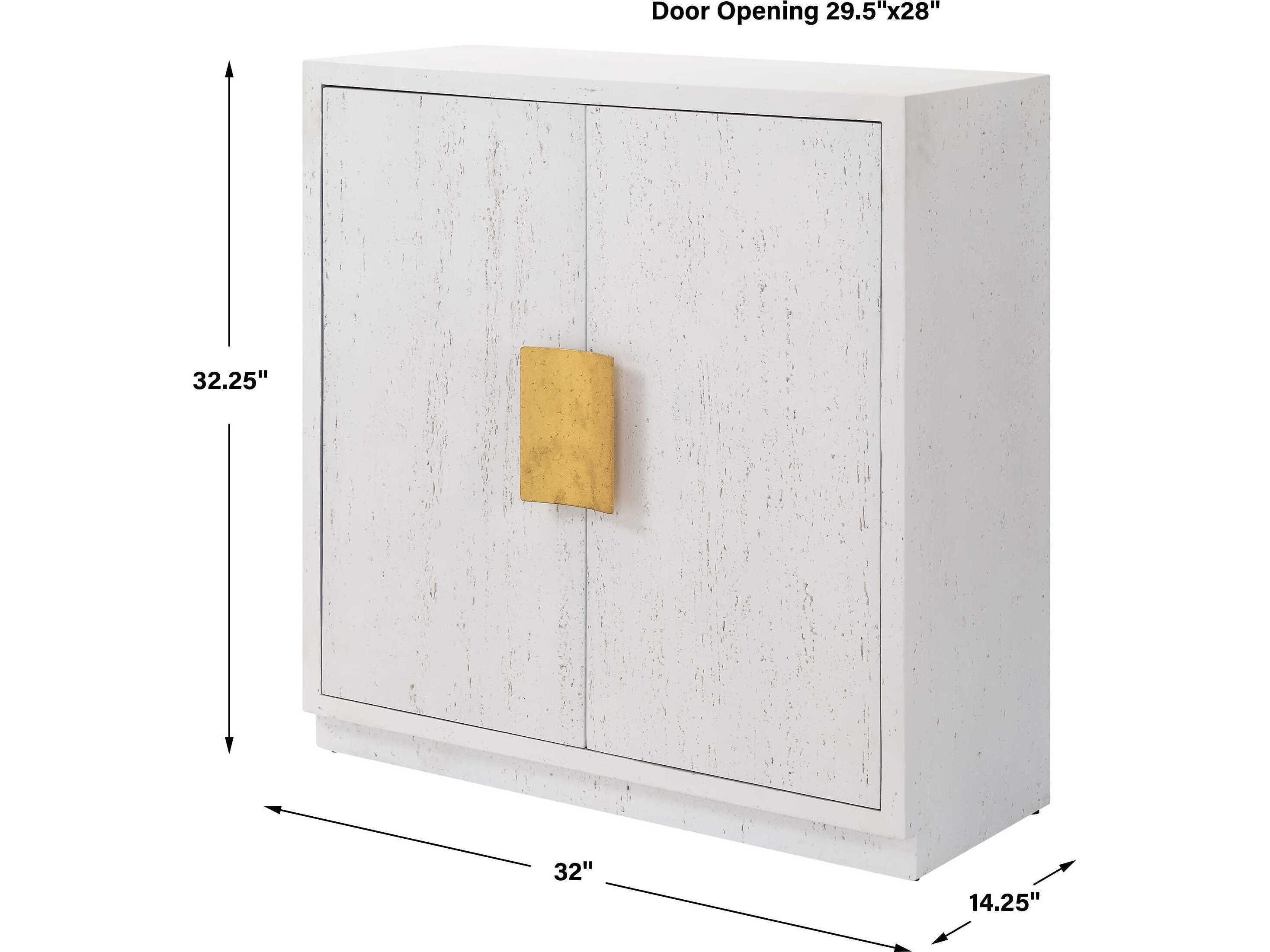 Uttermost Emma White Accent Chest