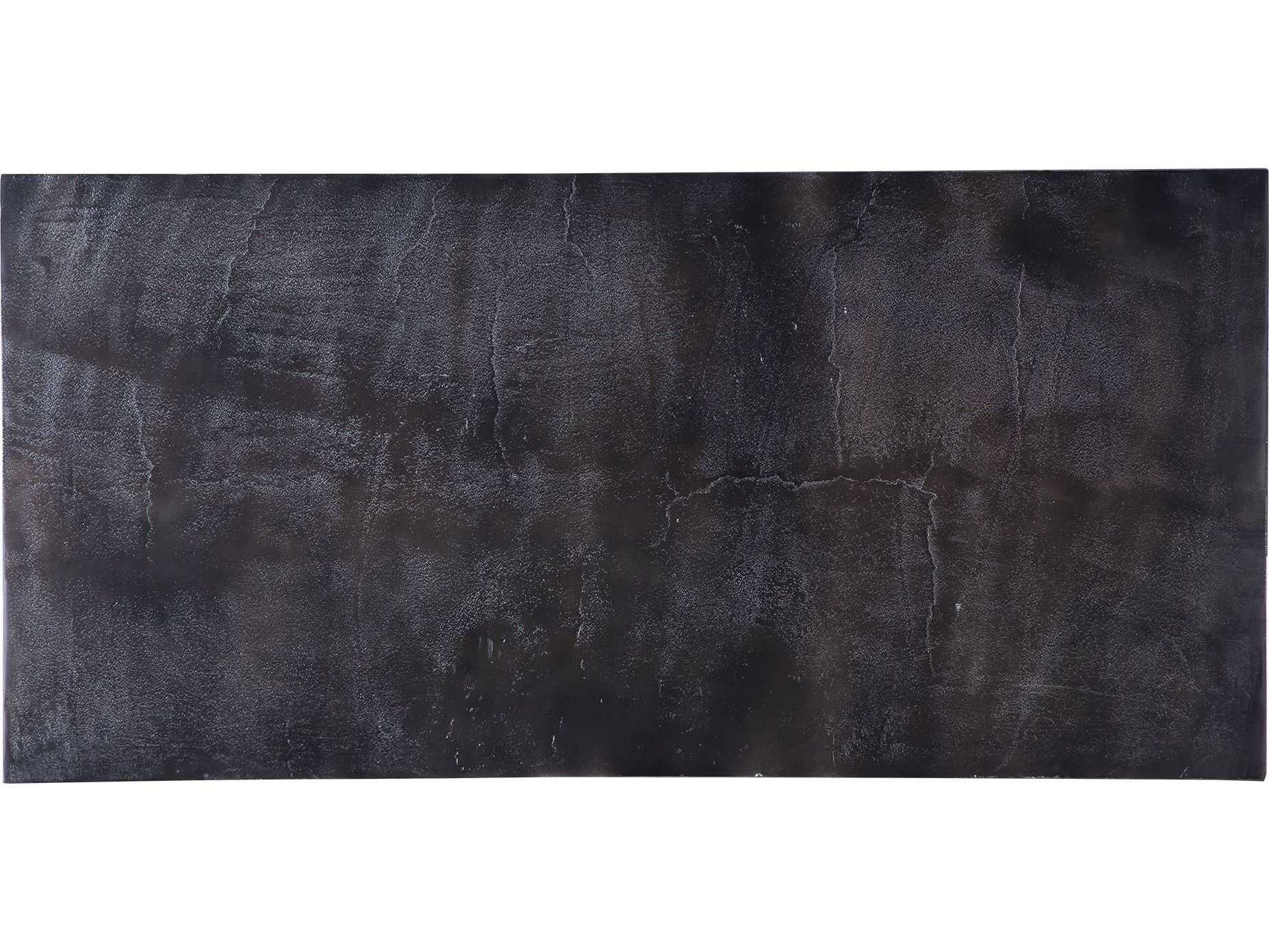 Uttermost Coreene Industrial Rectangular Metal Antique Bronze Console Table