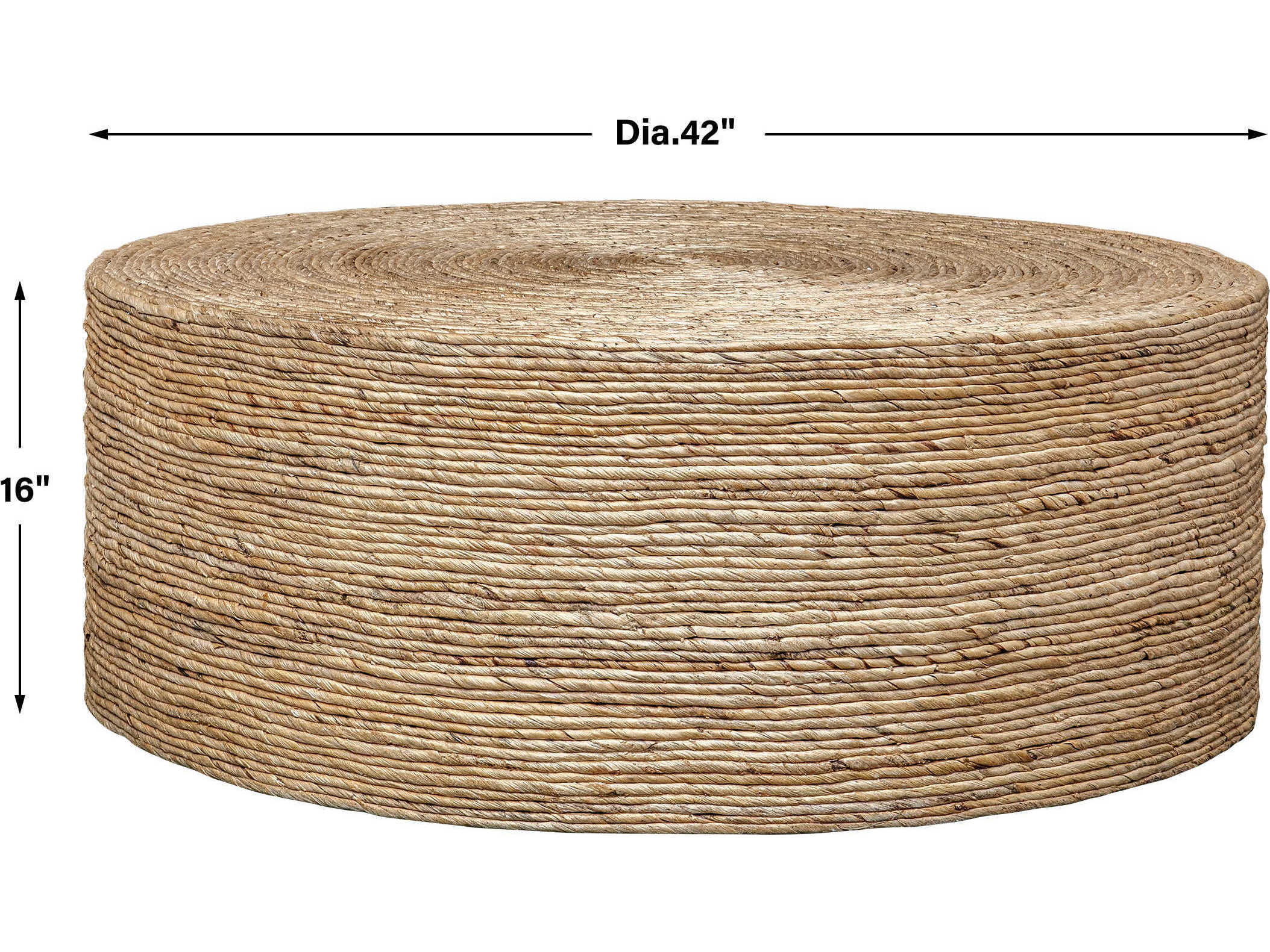 Uttermost Rora Round Wood Natural Coffee Table