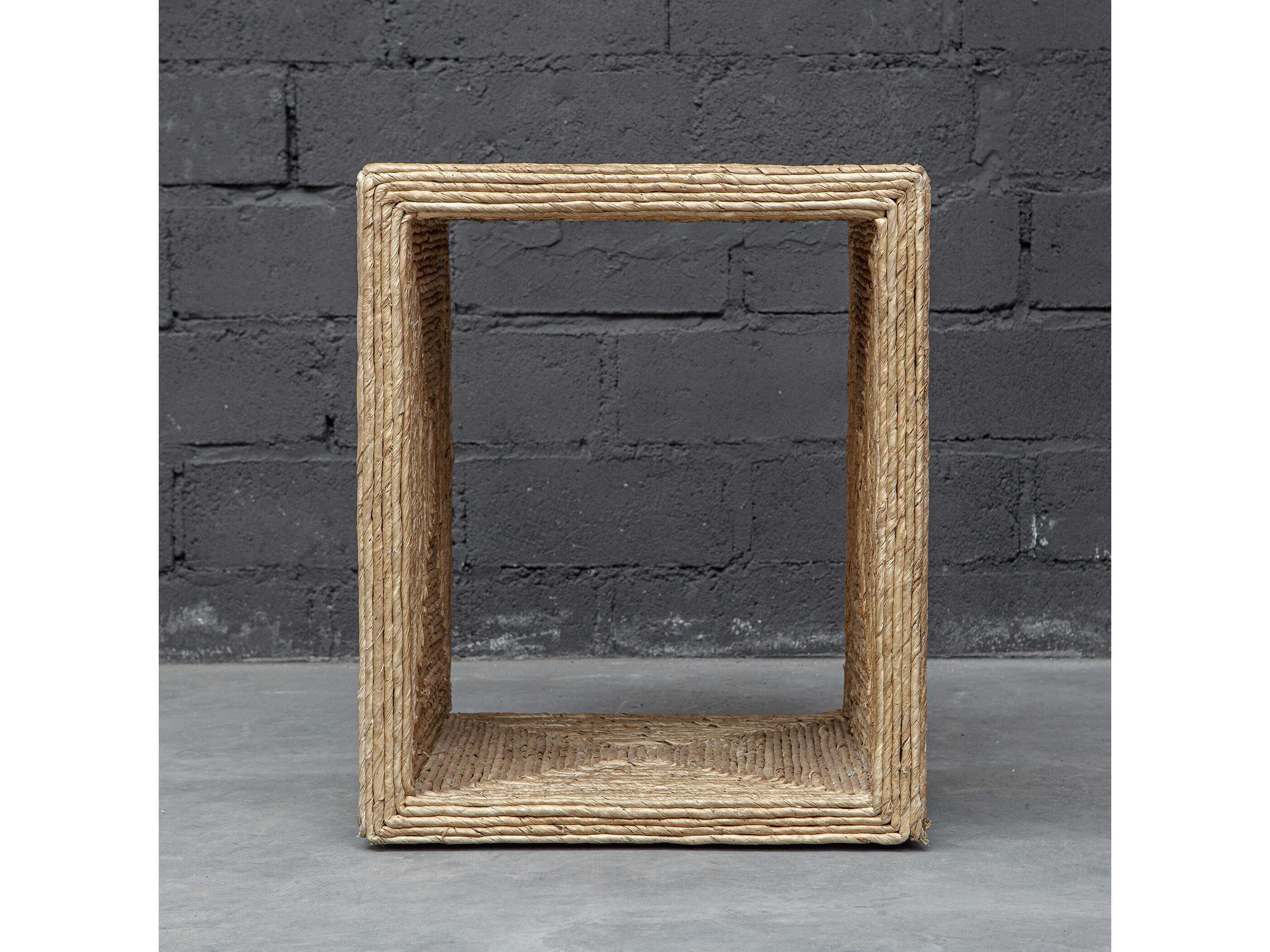 Uttermost Rora Square Natural End Table