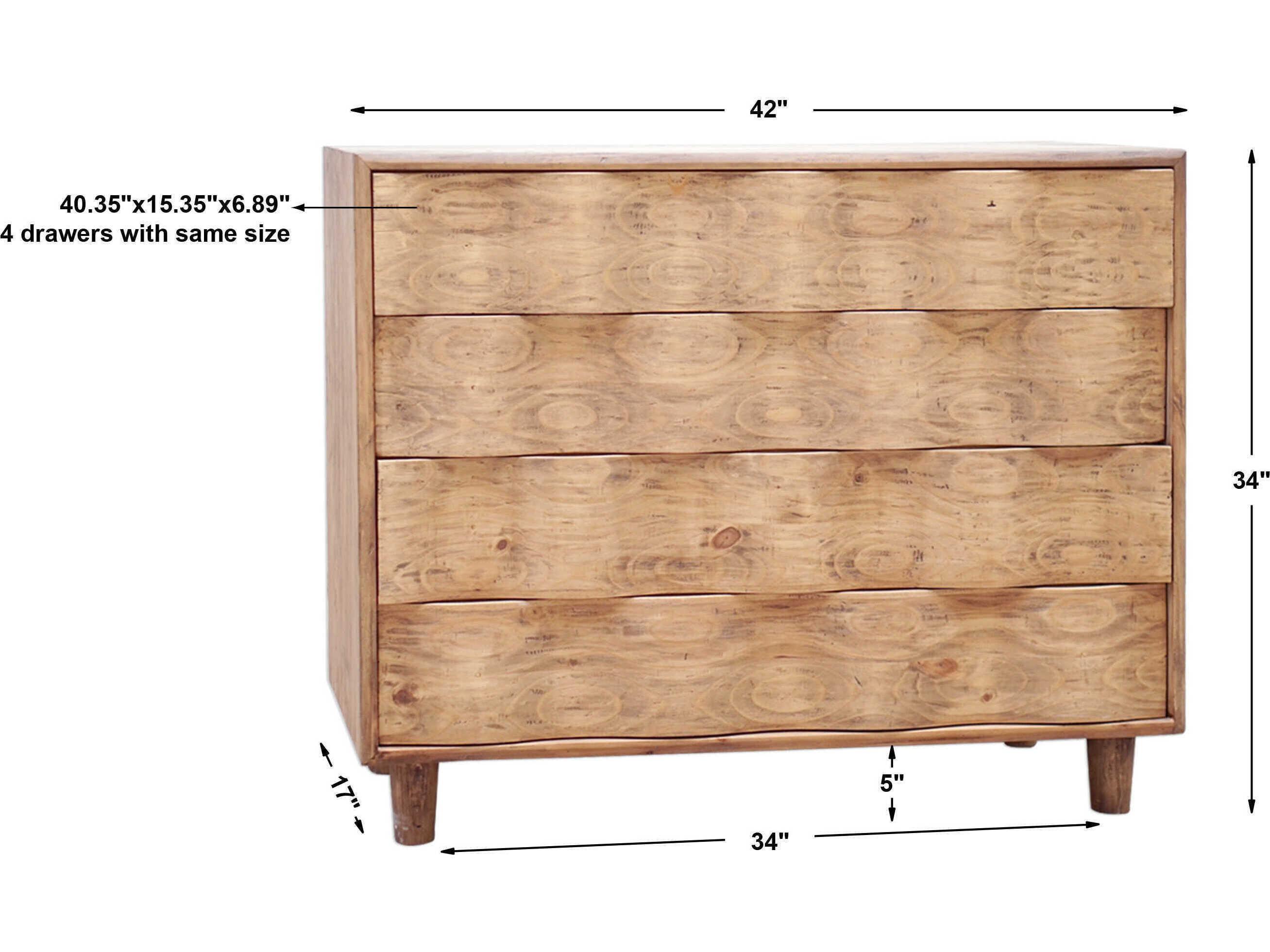 Uttermost Crawford Natural Light Oak Rustic Stain Wood Accent Chest