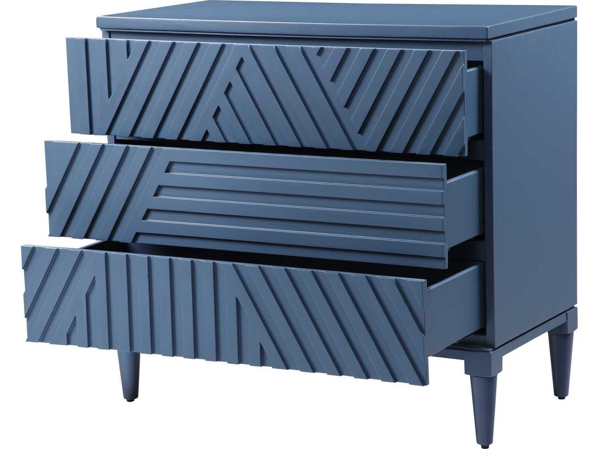 Uttermost Colby 3-Drawers Ply Wood Dresser