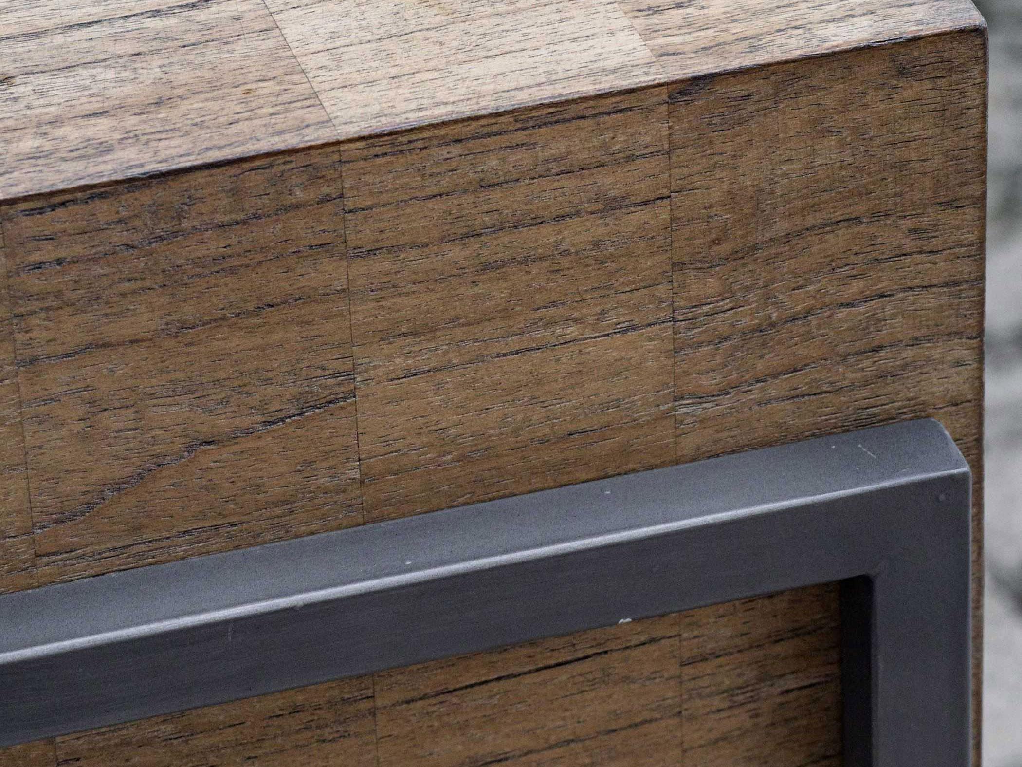 Uttermost Nevis Contemporary Rectangular Wood Light Oatmeal Wash Console Table