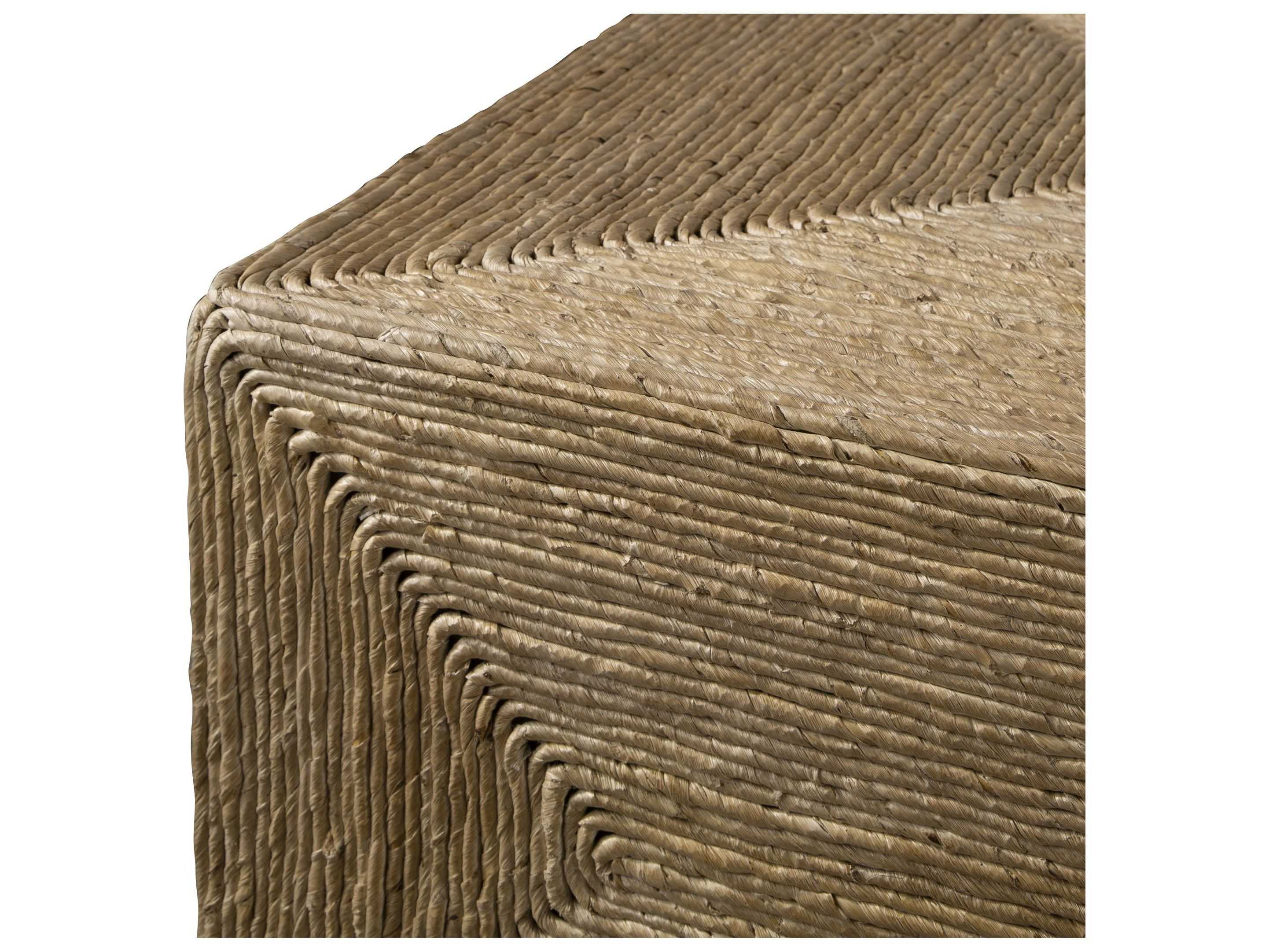 Uttermost Rora Rectangular Wicker Natural Coffee Table